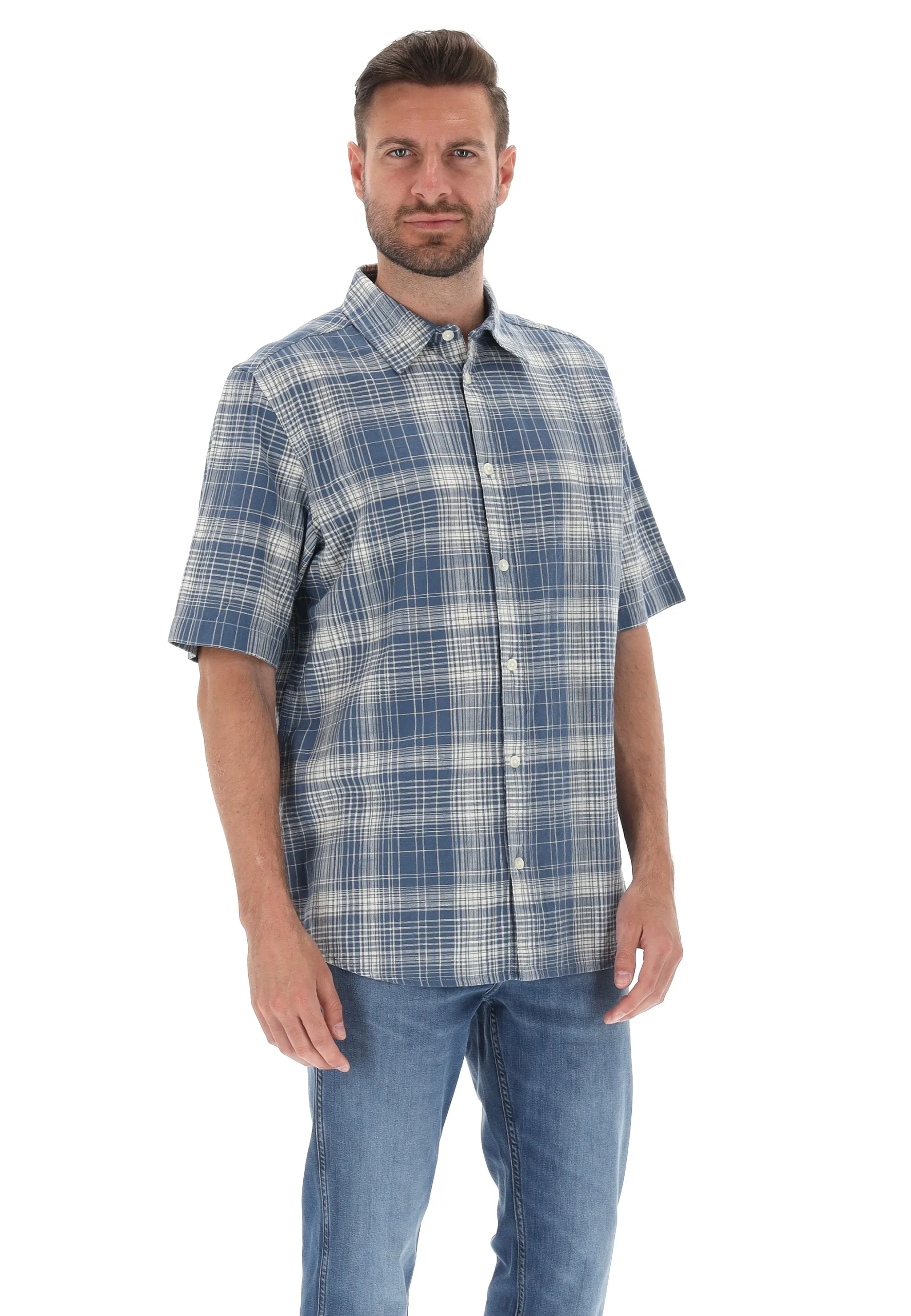 Camicia bowling Wrangler in fantasia quadri art.112364054