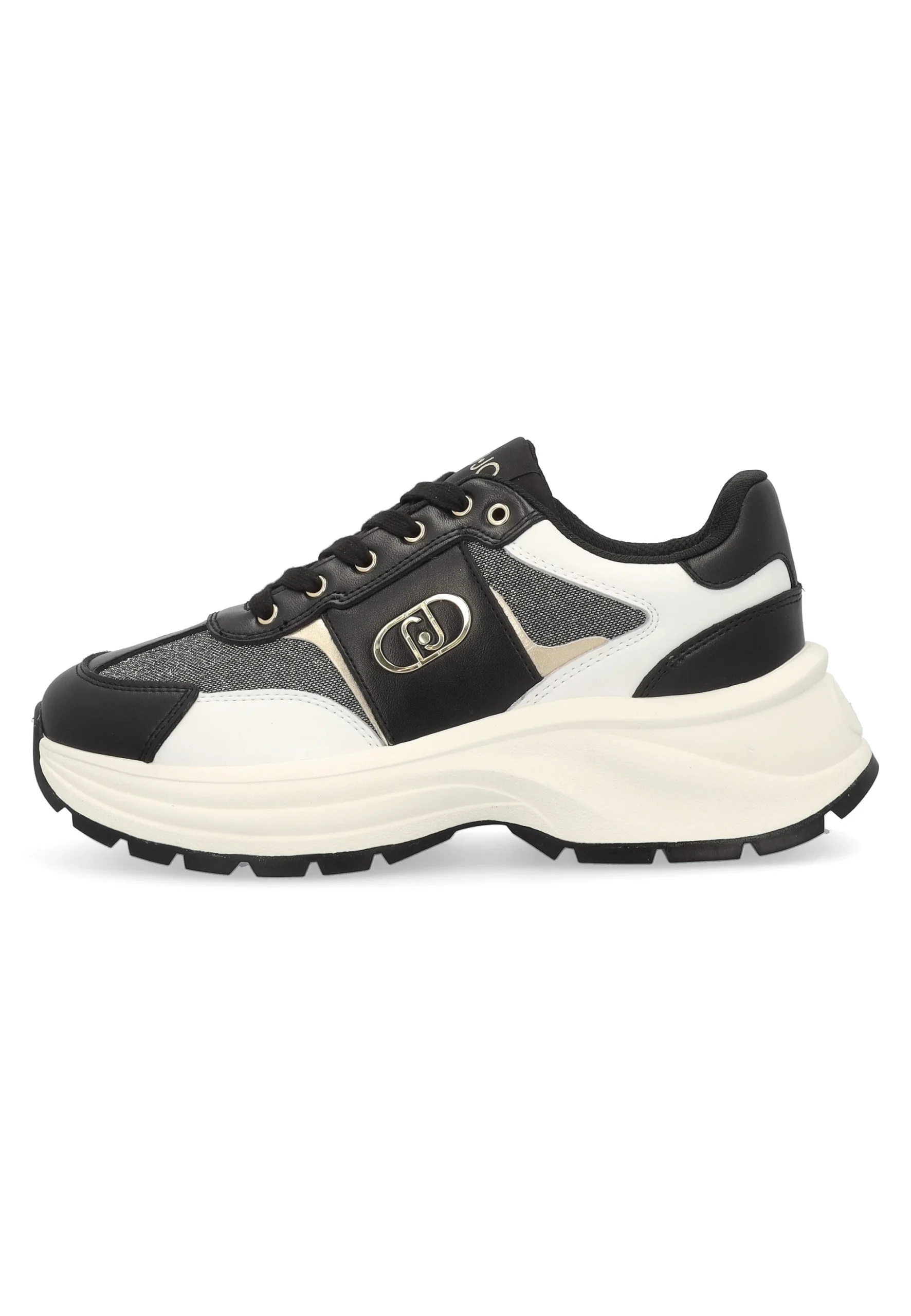 Sneakers platform donna Liu Jo con brillantini BF5031PX738