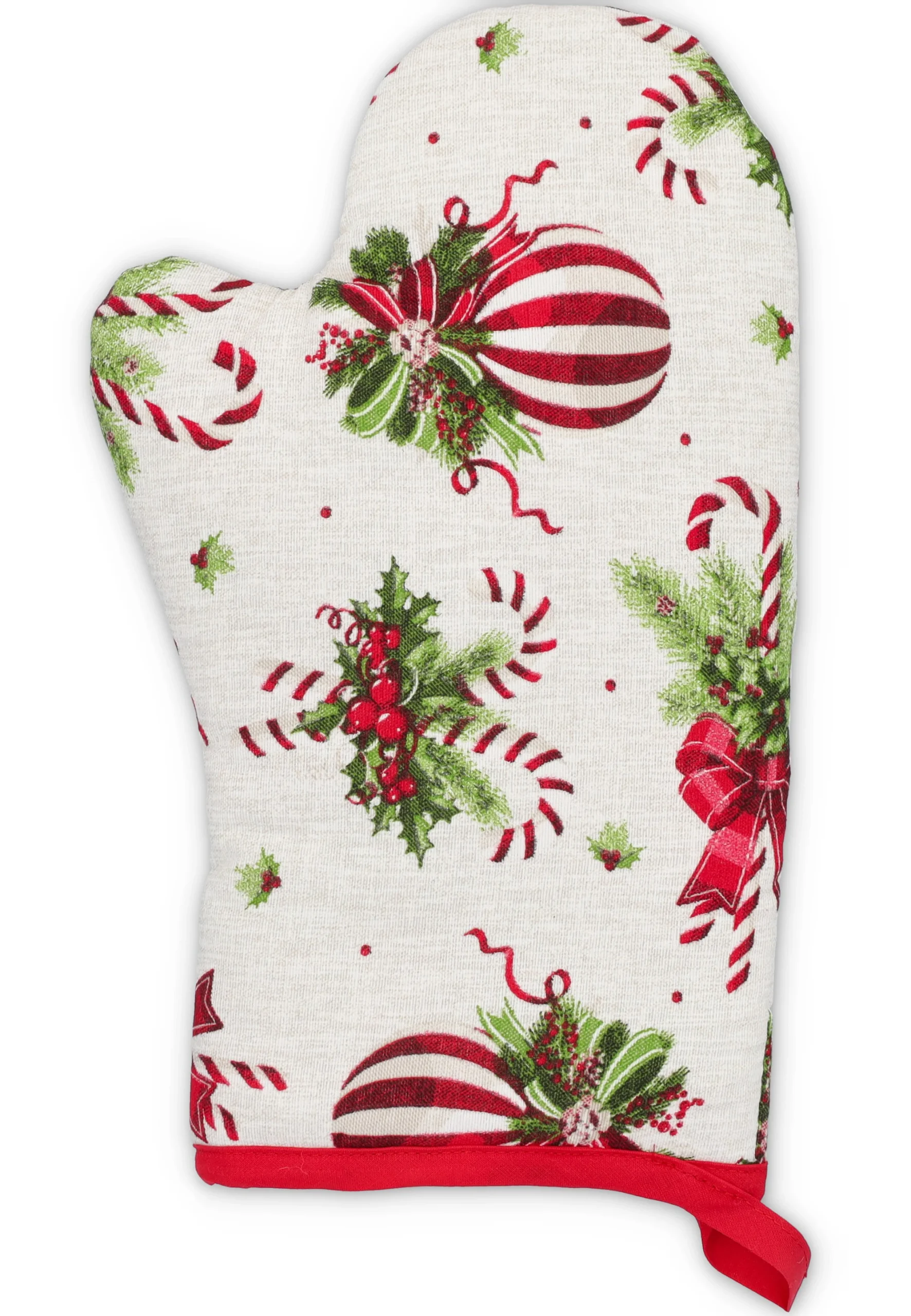 Guanto da forno Dreams con balocchi natalizi