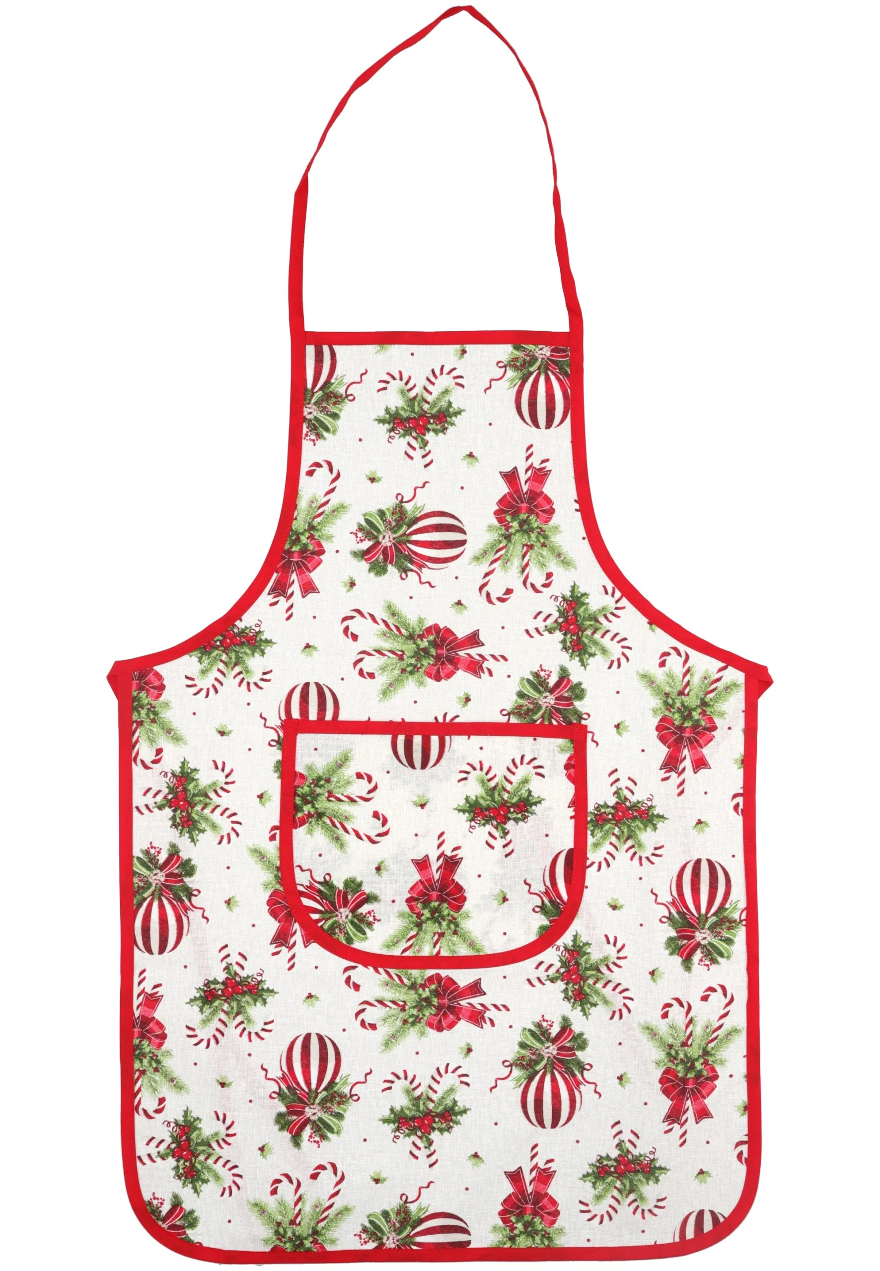Grembiule a pettorina Dreams con fantasia balocchi natalizi