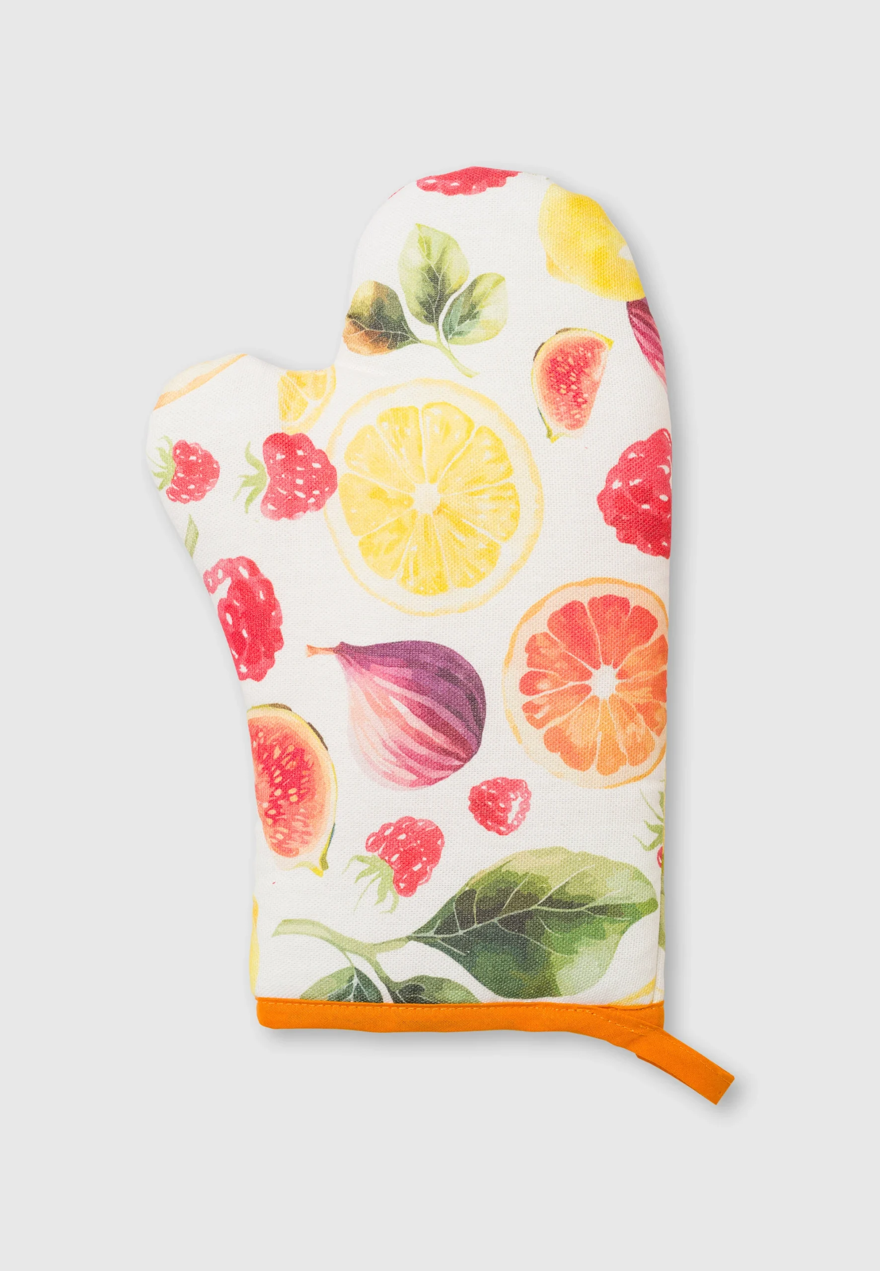 Guanto da forno imbottito Dreams con stampa frutta