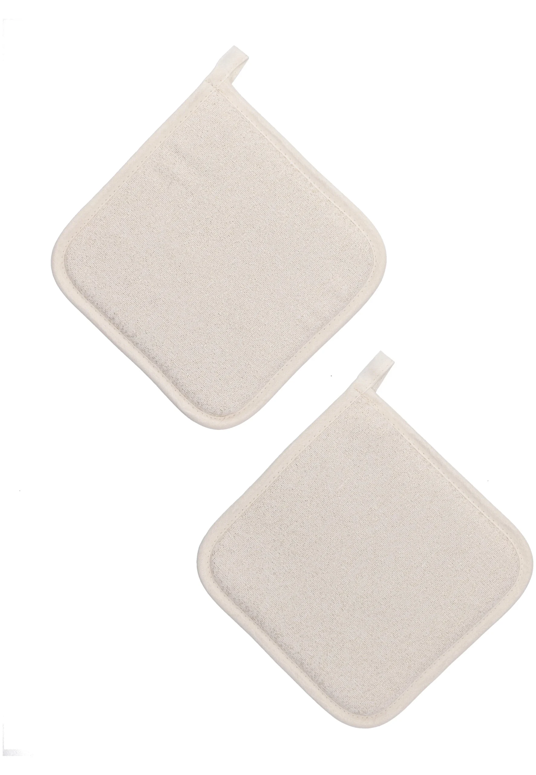 Set presine Made in Italy tinta unita con inserti lurex