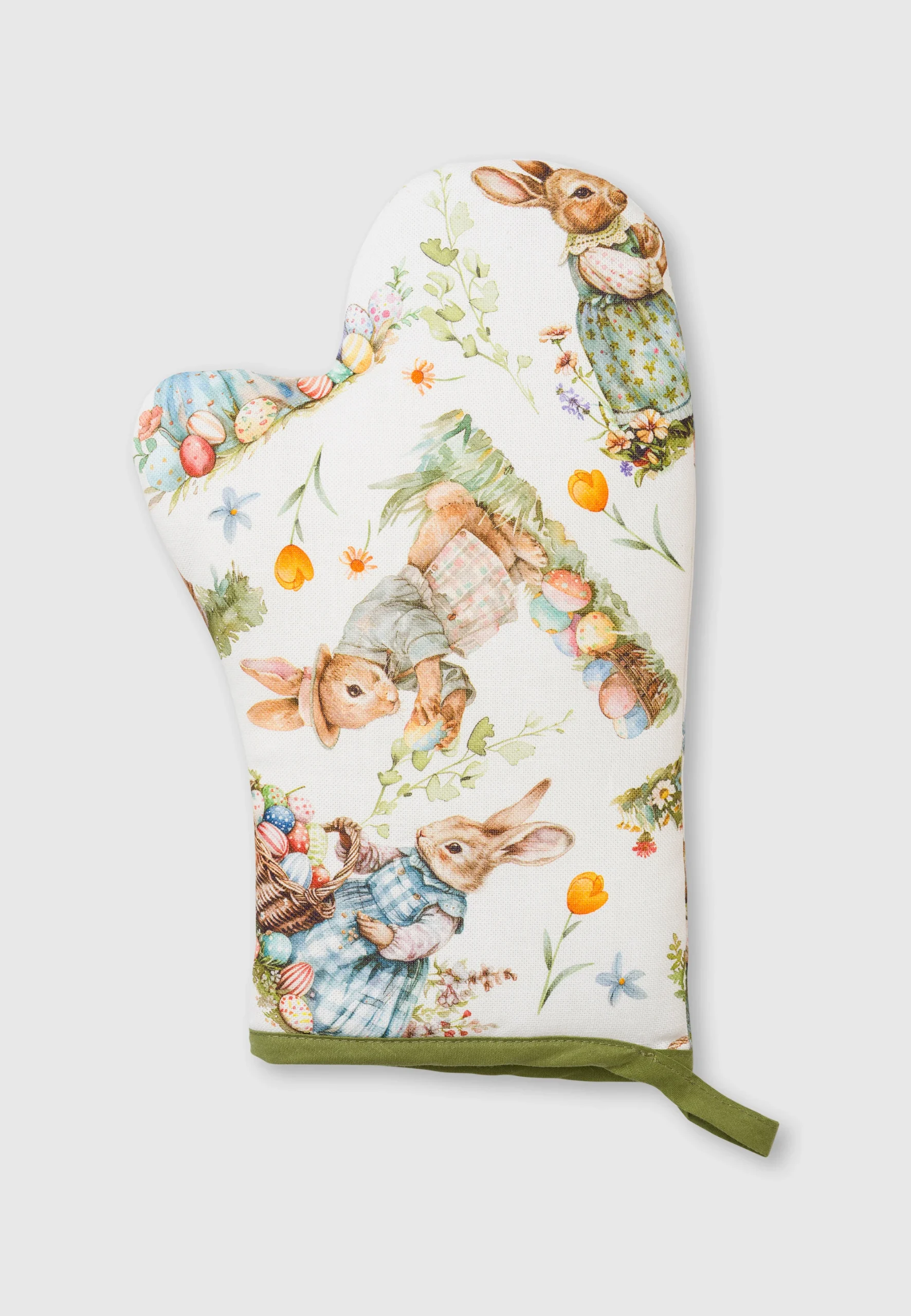 Guanto da forno con stampa coniglietti Dreams