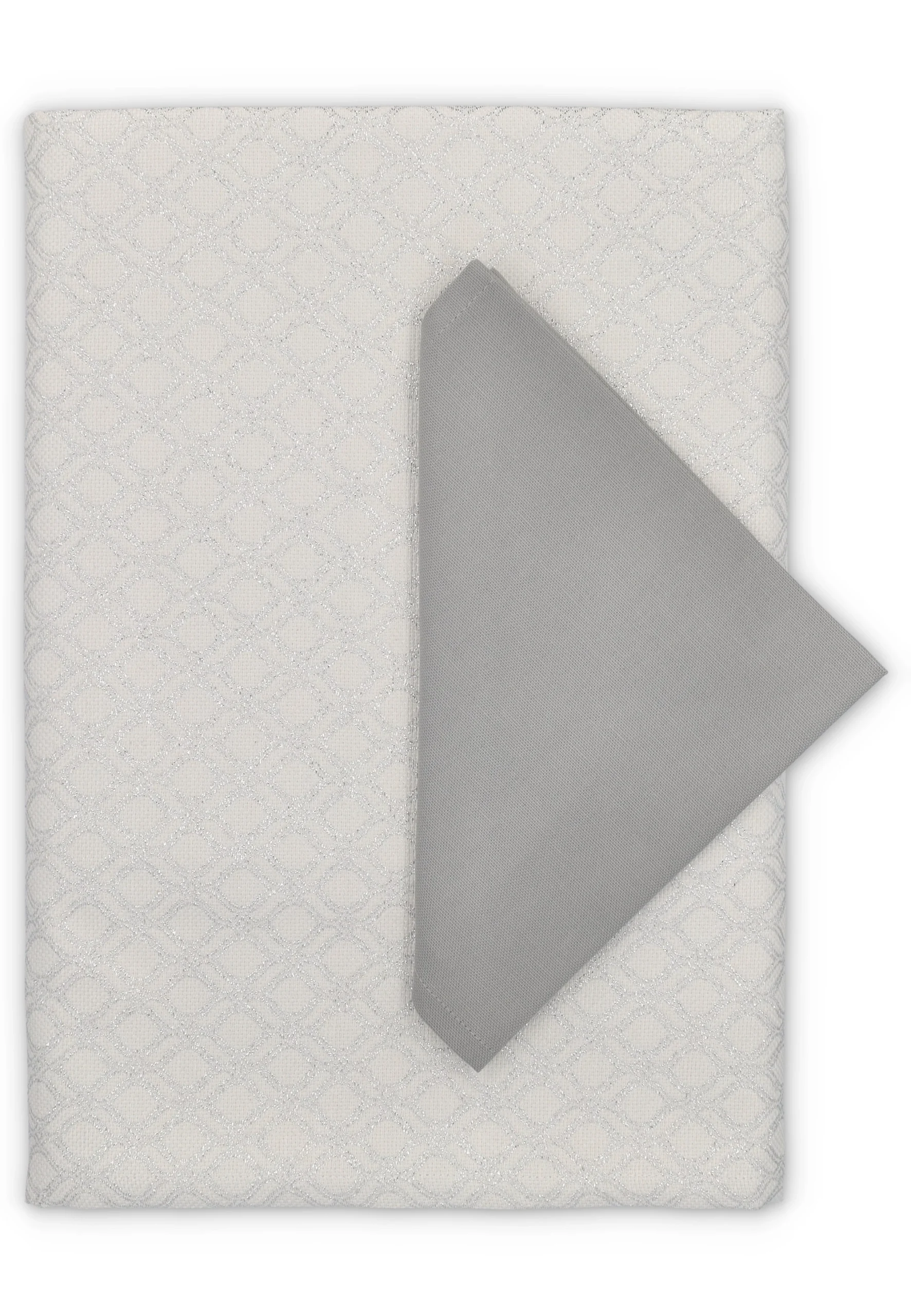 Servizio tavola 140x240 con 12 tovaglioli Dreams inserti in lurex