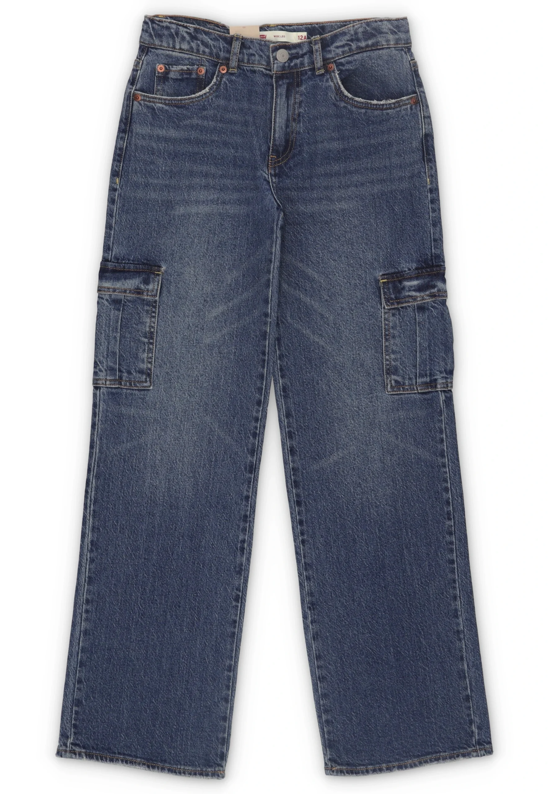 Cargo in denim Levi's® Stretch da ragazza art.4EK991