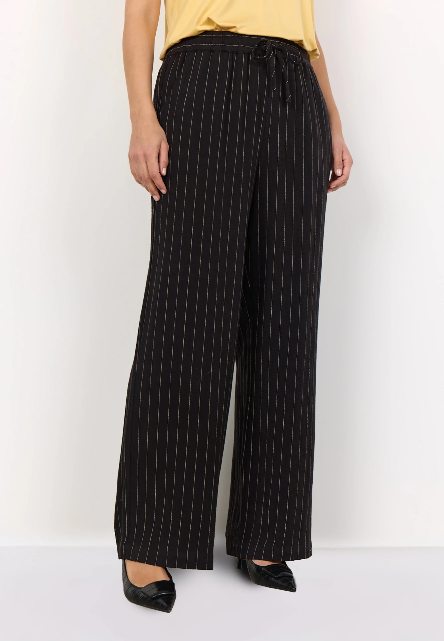 Pantalone con coulisse SoyaConcept gessato art.41088