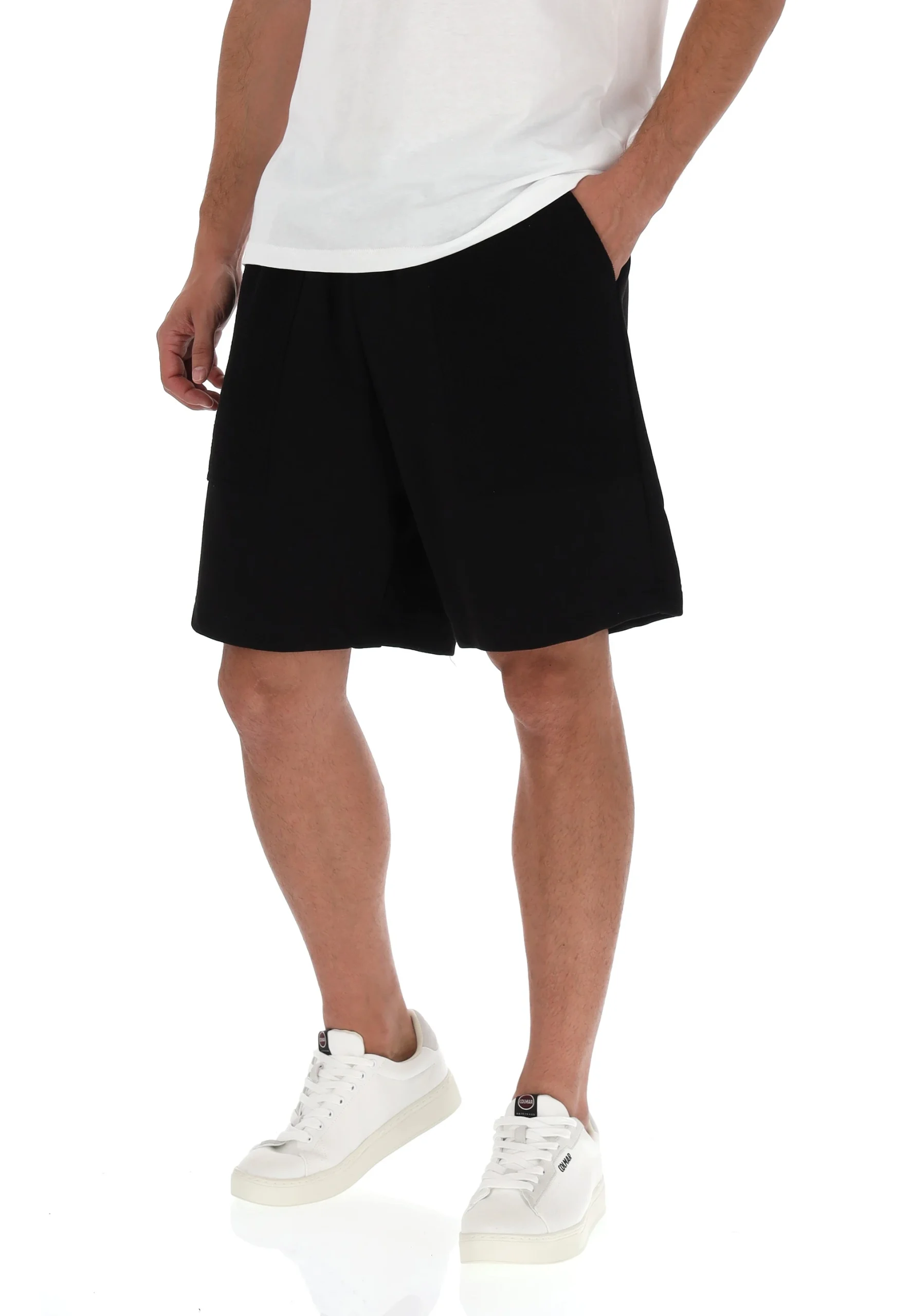 Bermuda in cotone èks con dettaglio frontale