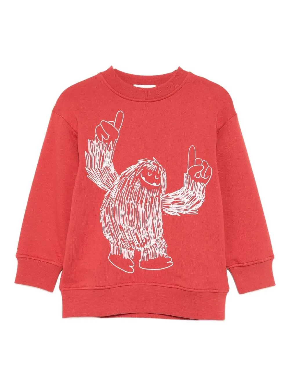 FELPA GIROCOLLO IN COTONE CON STAMPA YETI