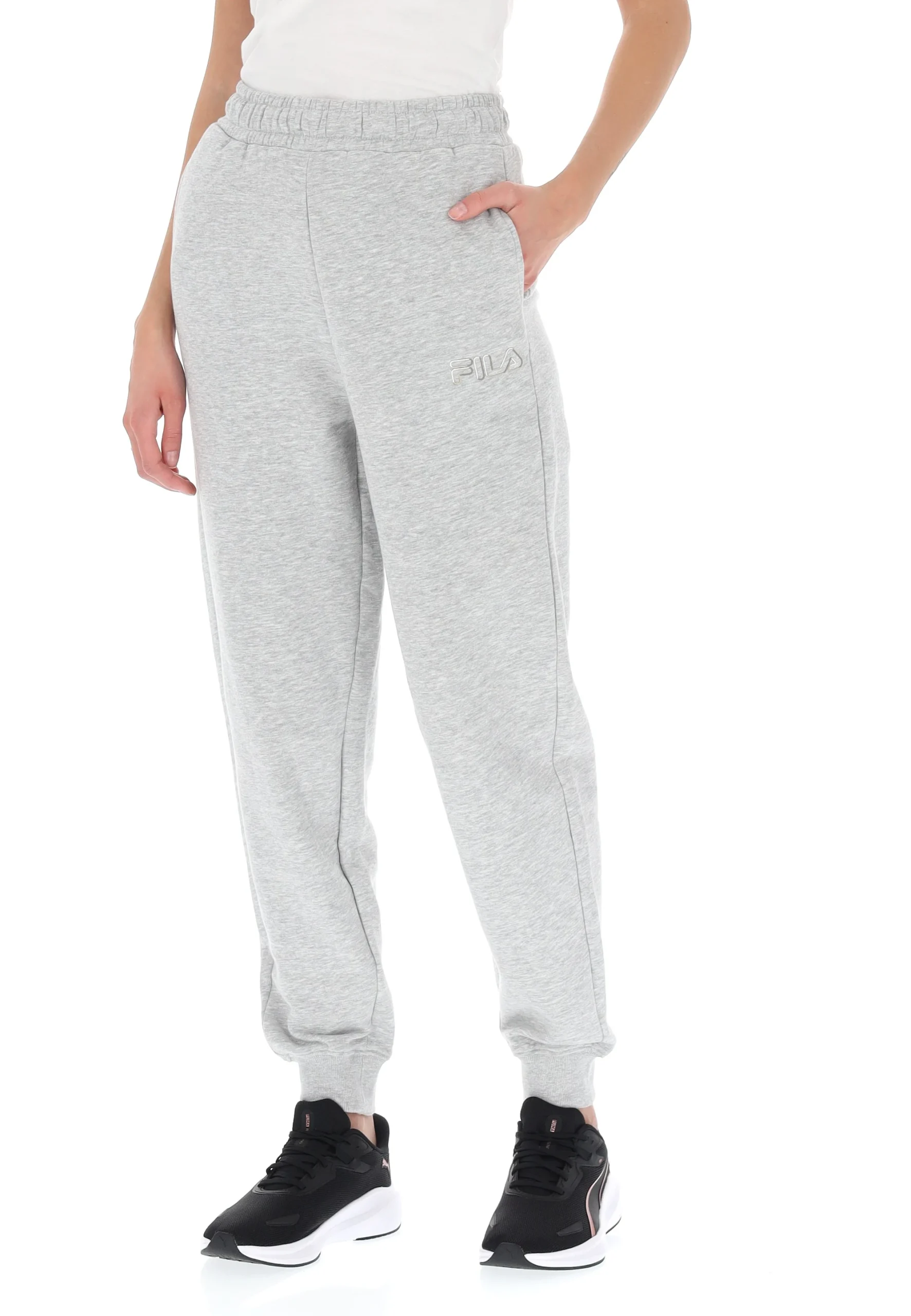 Pantalone Fila in misto cotone con logo stampato FAW0916