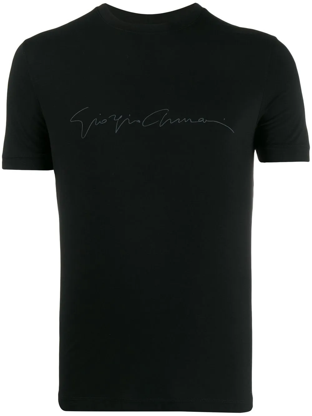 T-SHIRT IN VISCOSA STRETCH CON LOGO SIGNATURE