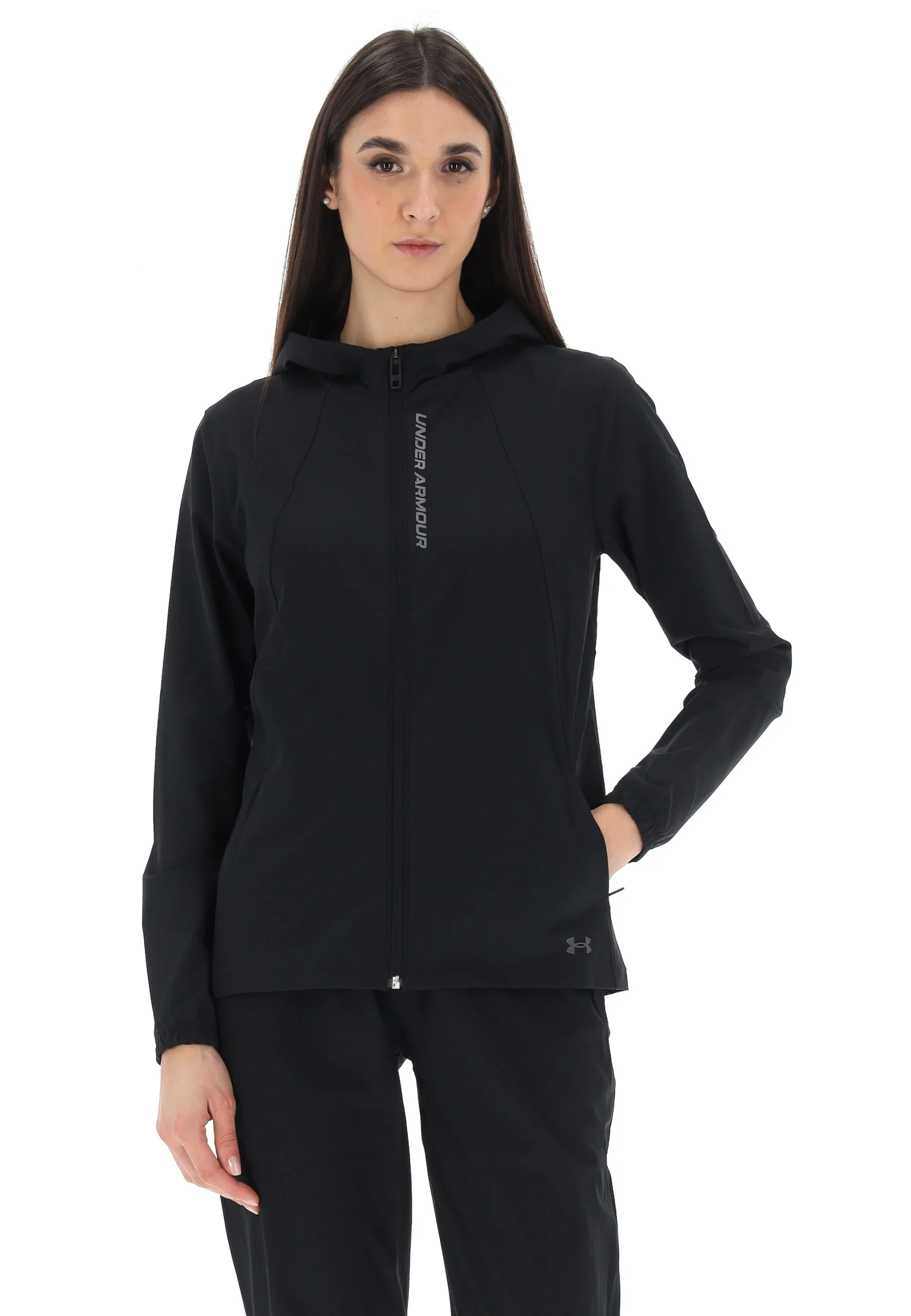 Giacca antivento con cappuccio Under Armour donna art. 1377043