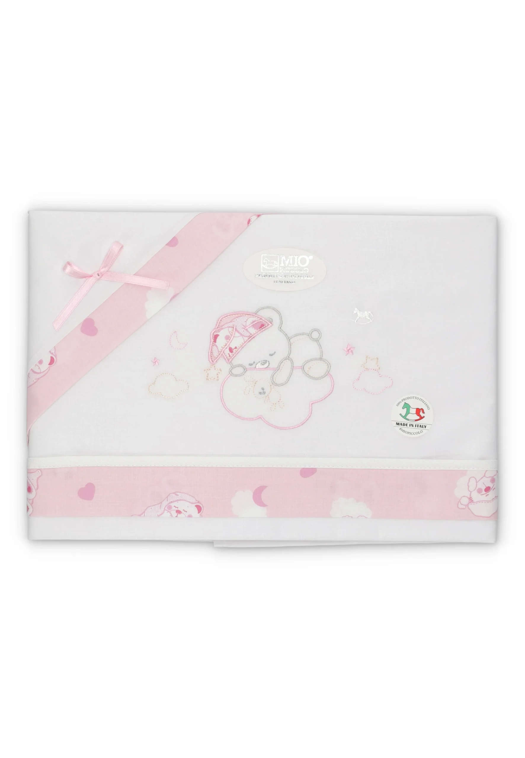 Completo culla Mio Piccolo con orso e nuvoletta neonata