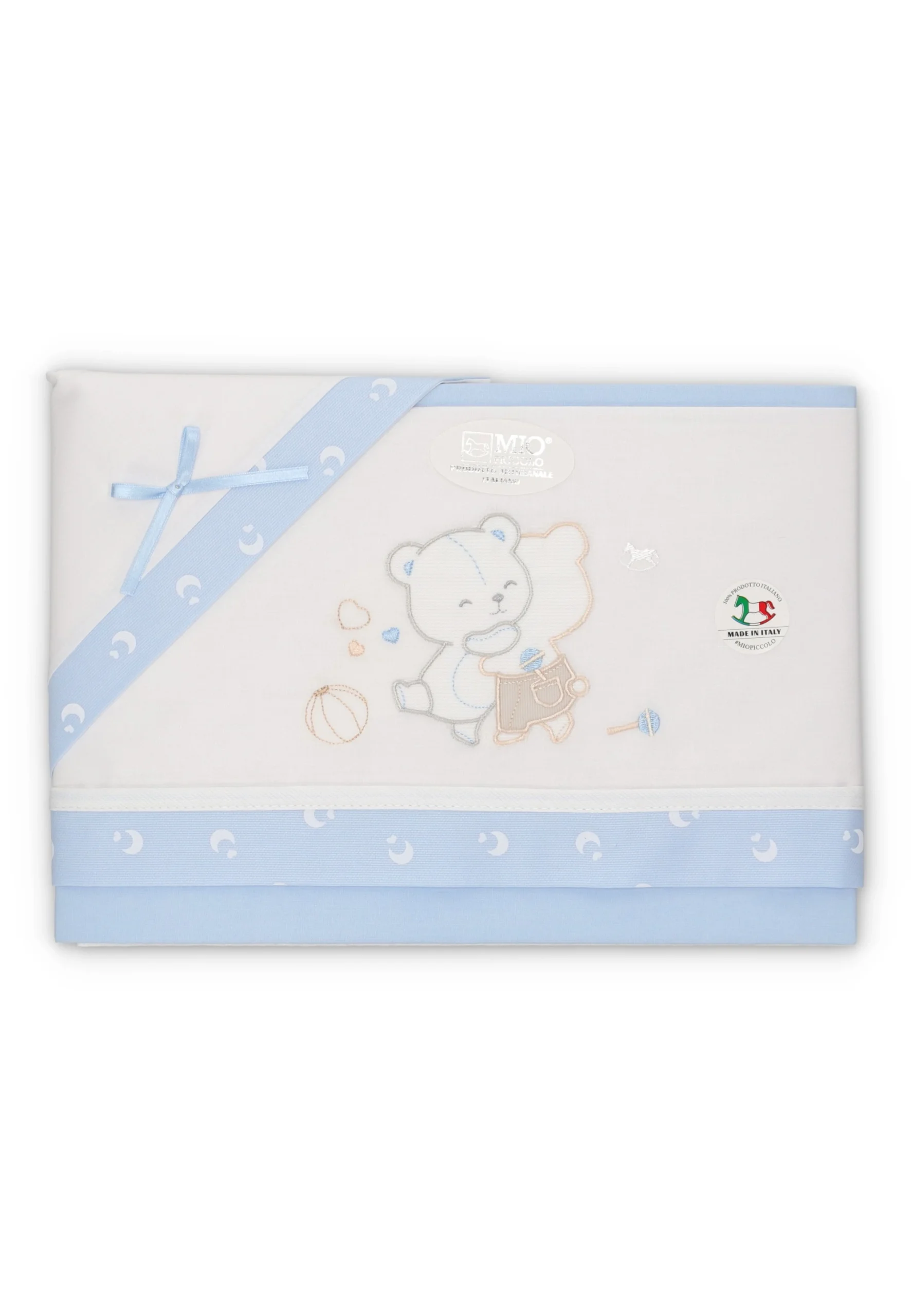 Completino culla Next2Me con ricamo orsetti noanato