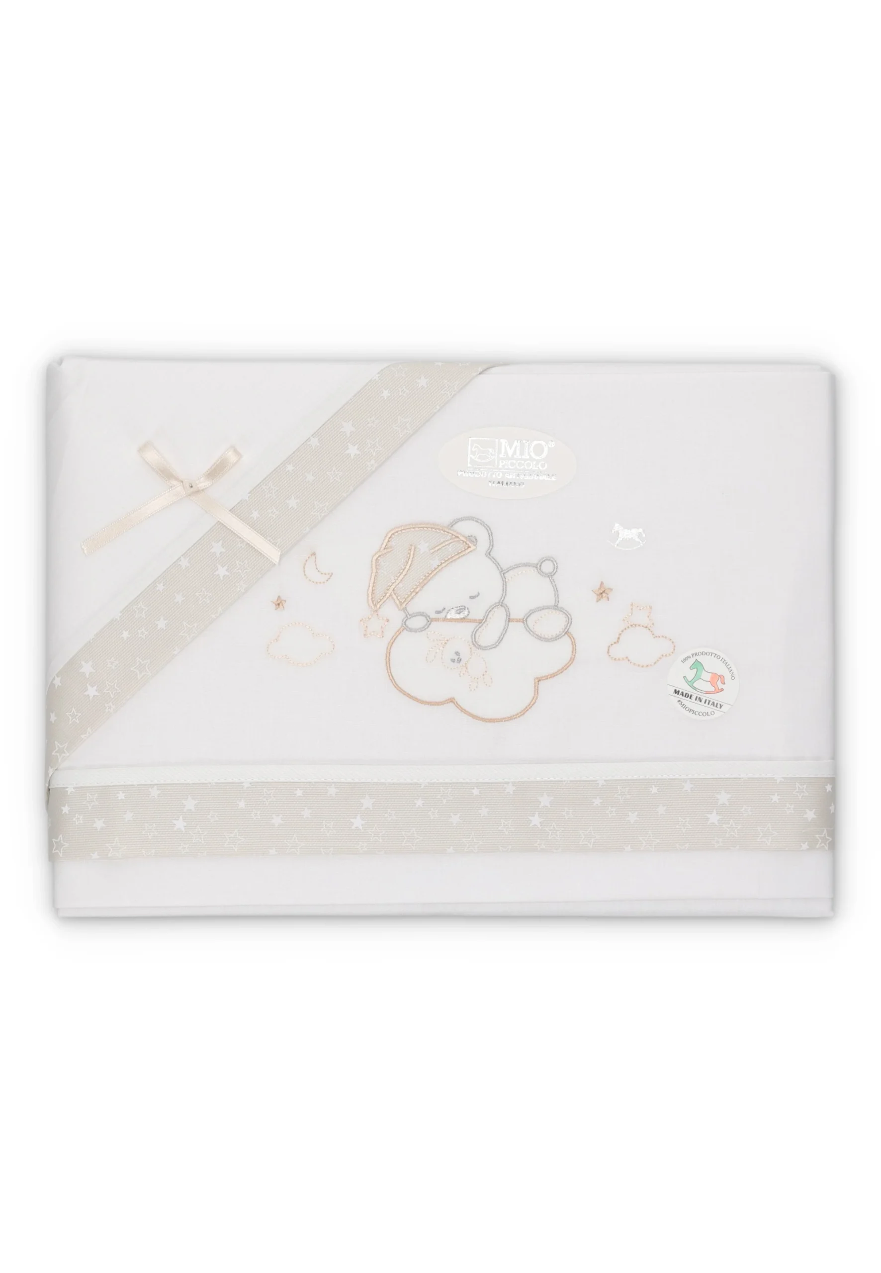 Completo lettino con orsetto e nuvoletta bimbo