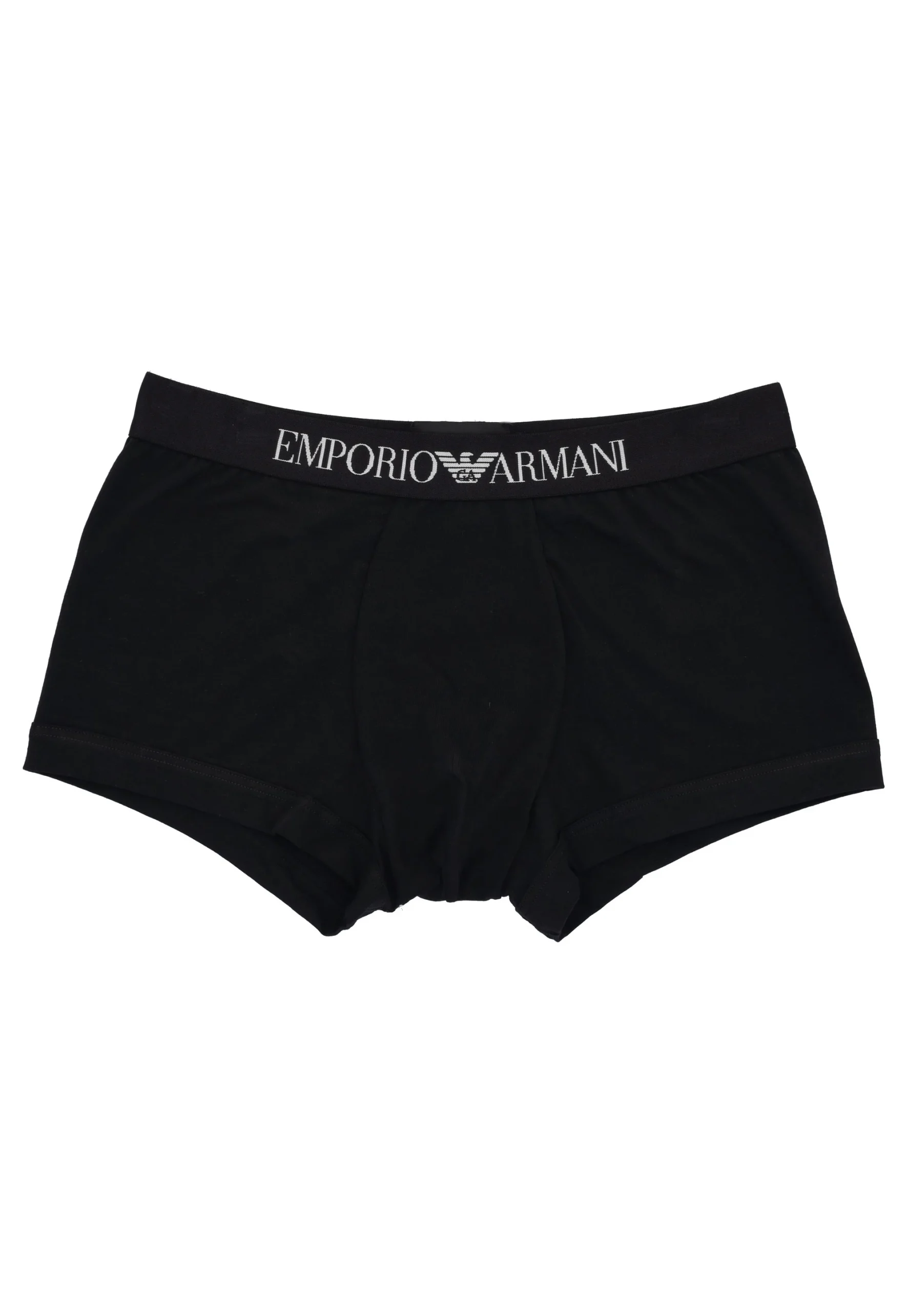 Boxer uomo tinta unita Emporio Armani uomo logo contrasto
