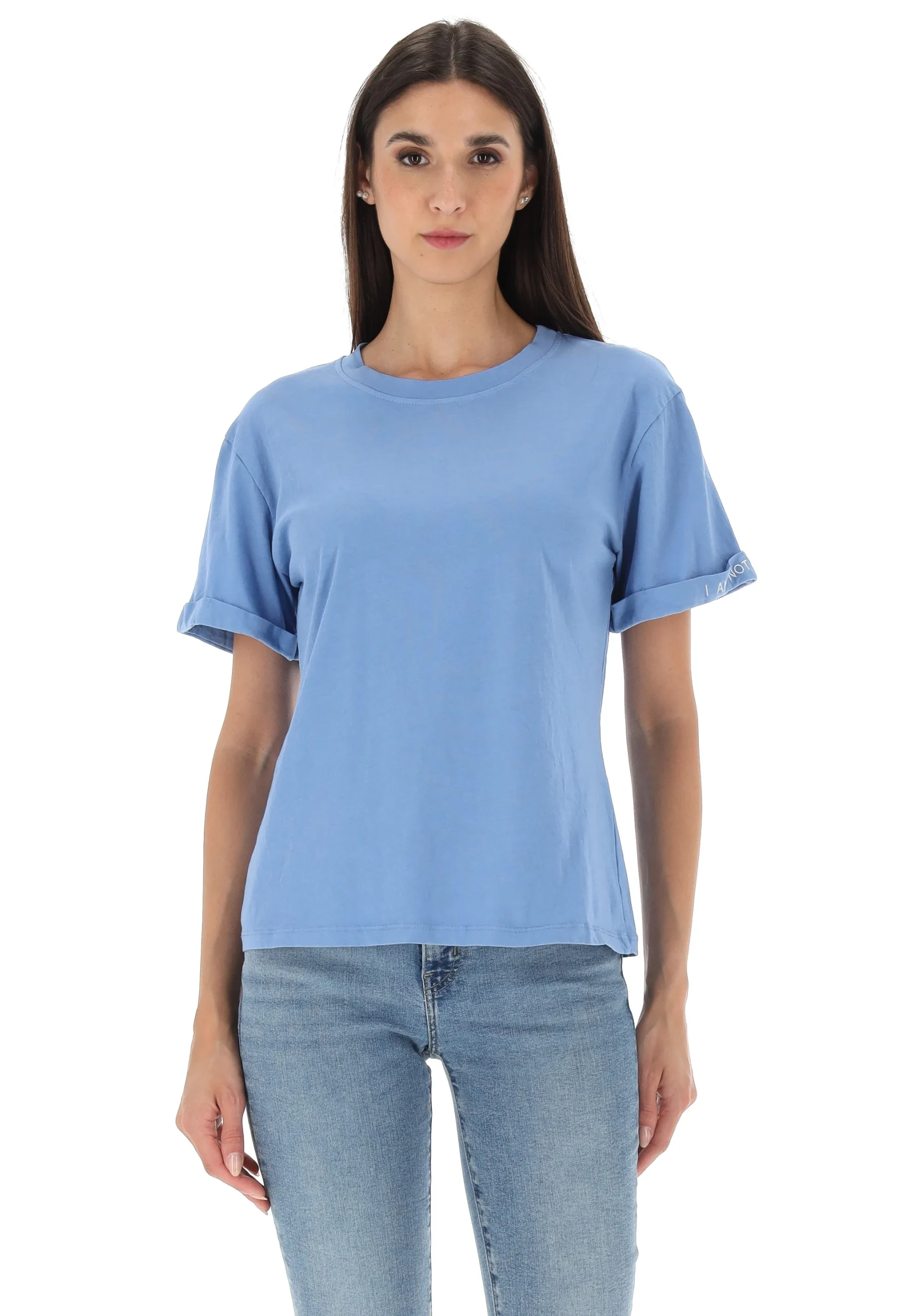 T-shirt Age con ricamo manica donna
