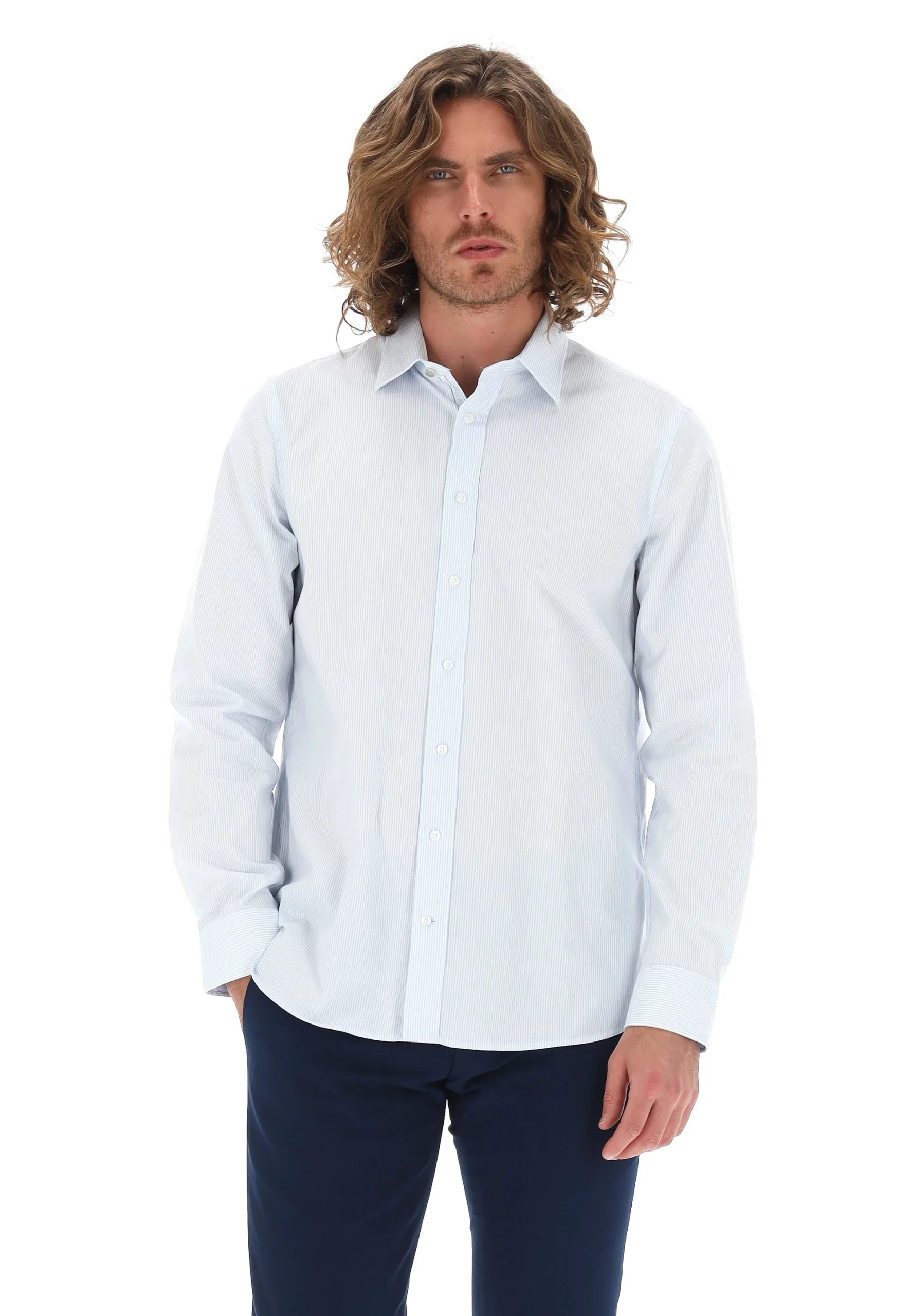 Camicia uomo Michael Kors in fantasia righe