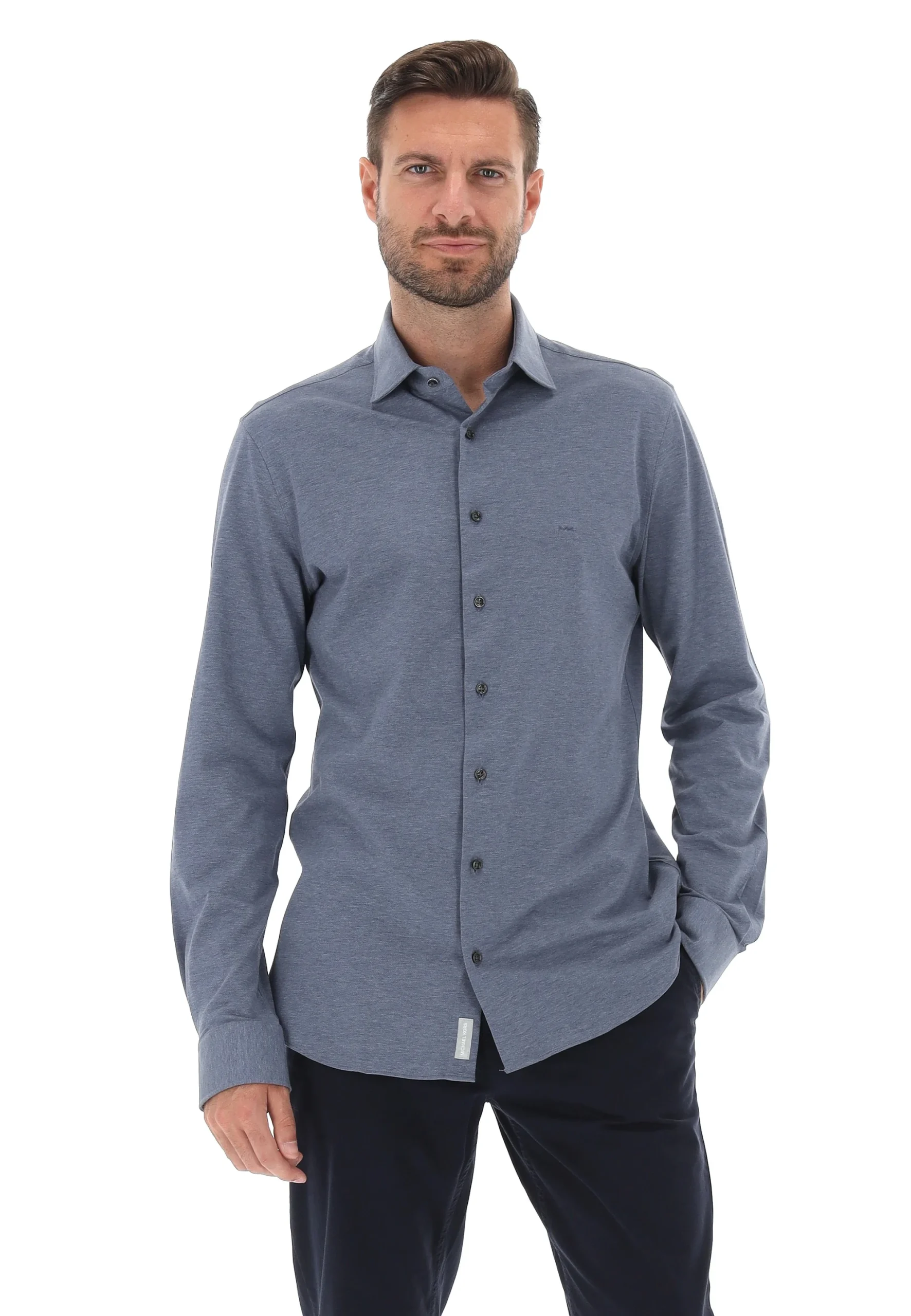 Camicia uomo Michael Kors slim fit armaturata