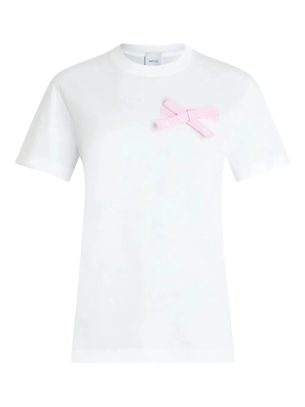 T-SHIRT IN COTONE BIO CON FIOCCO