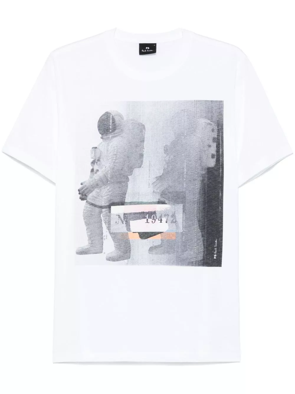 T-shirt ps austronaut in cotone di Ps paul smith