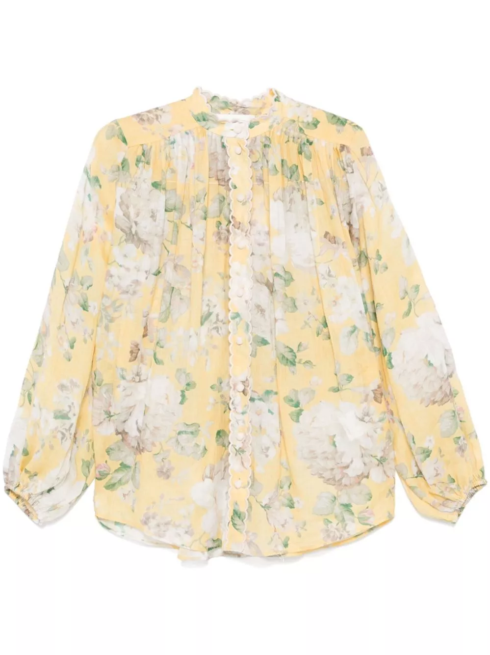 Blusa acacia stampata di Zimmermann