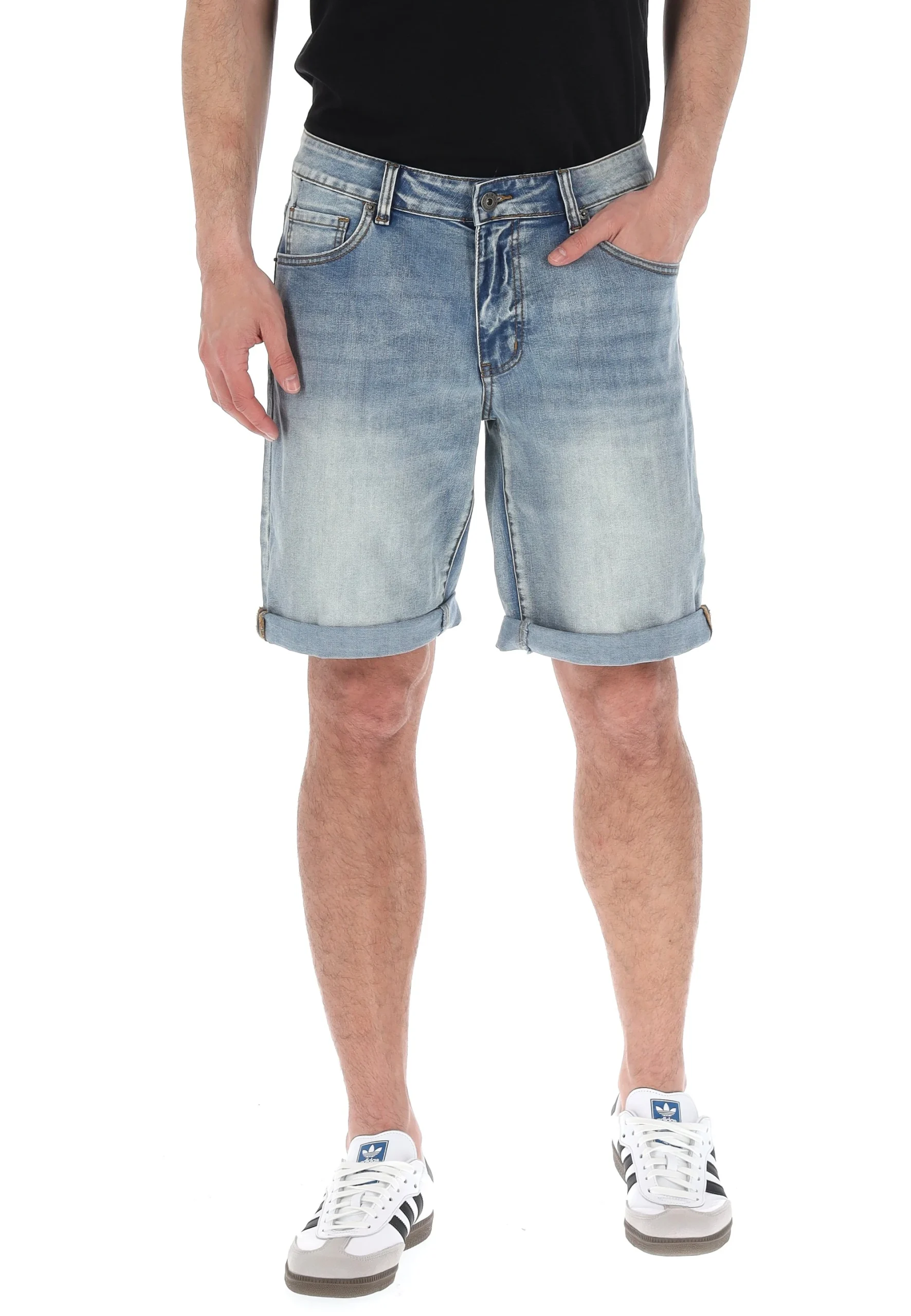 Bermuda in denim slim fit 8.9 uomo