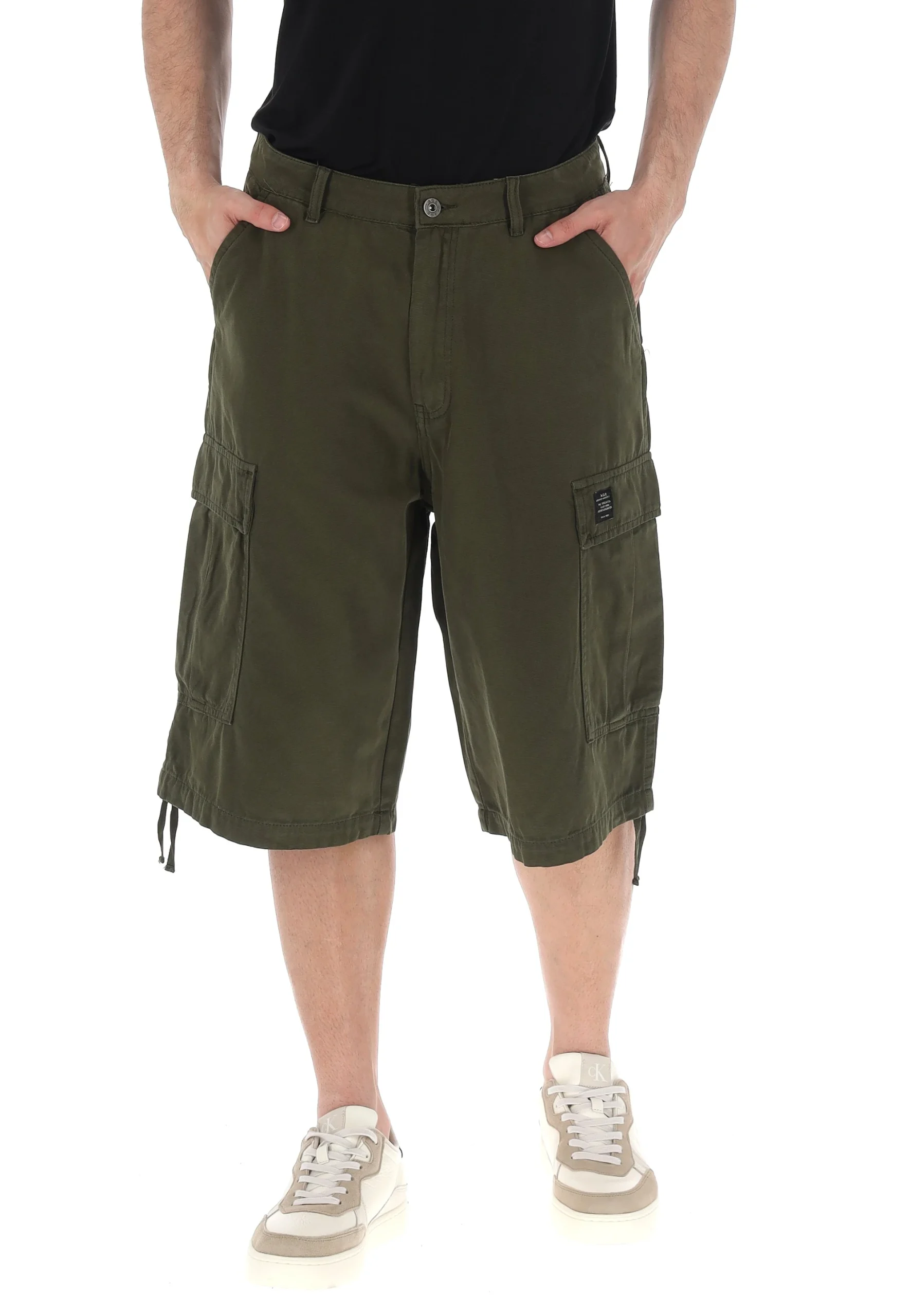 Bermuda tasconato baggy fit Age uomo