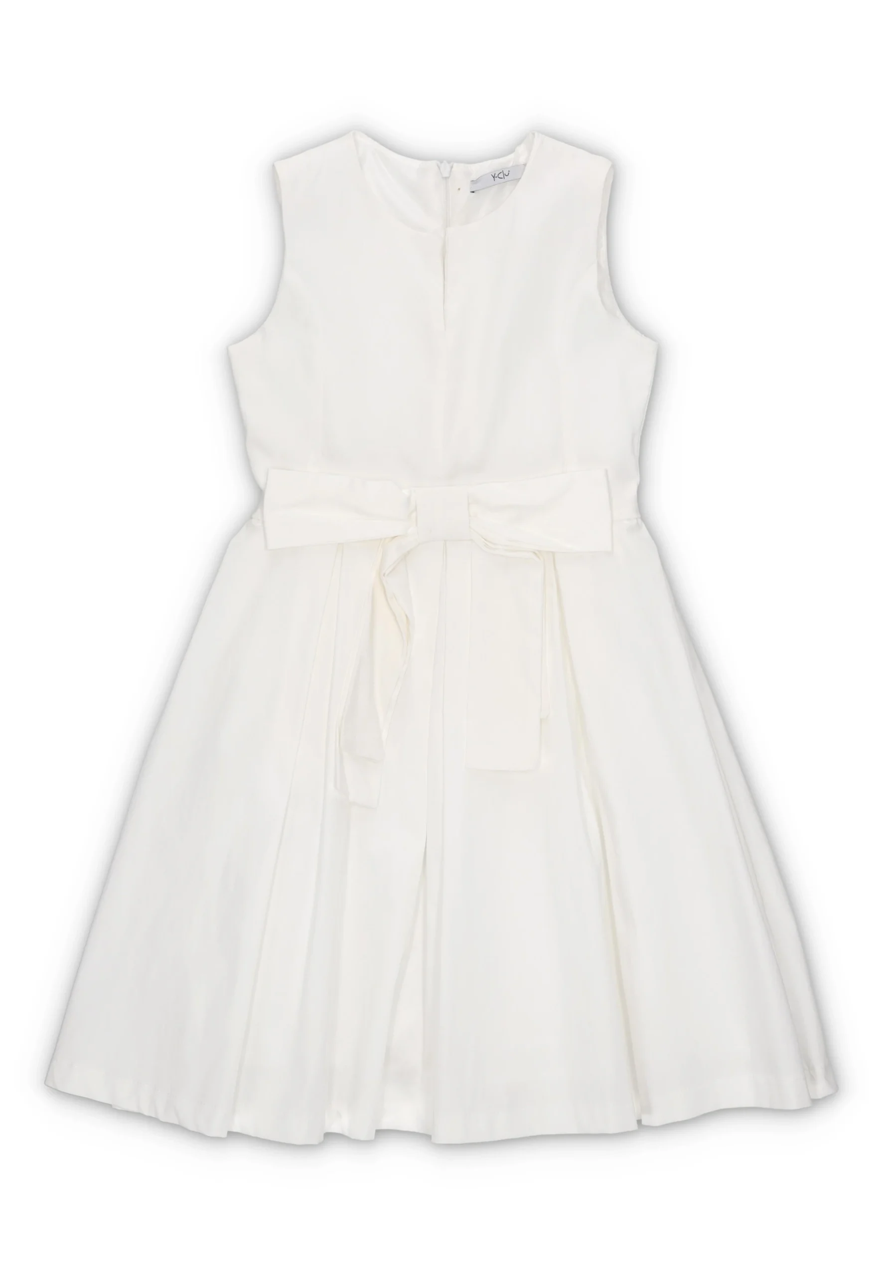 Abito smanicato con fiocco frontale Y-Clù art. 177AJYFJS25