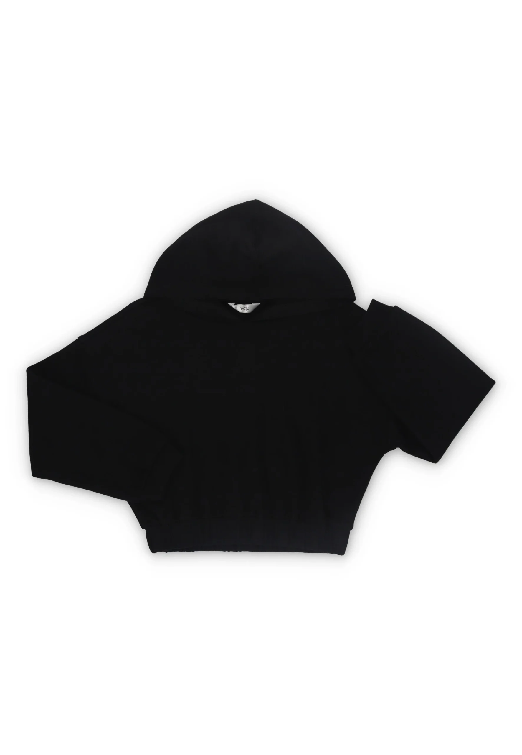 Felpa basic Y-Clù ragazza con elastico sul fondo