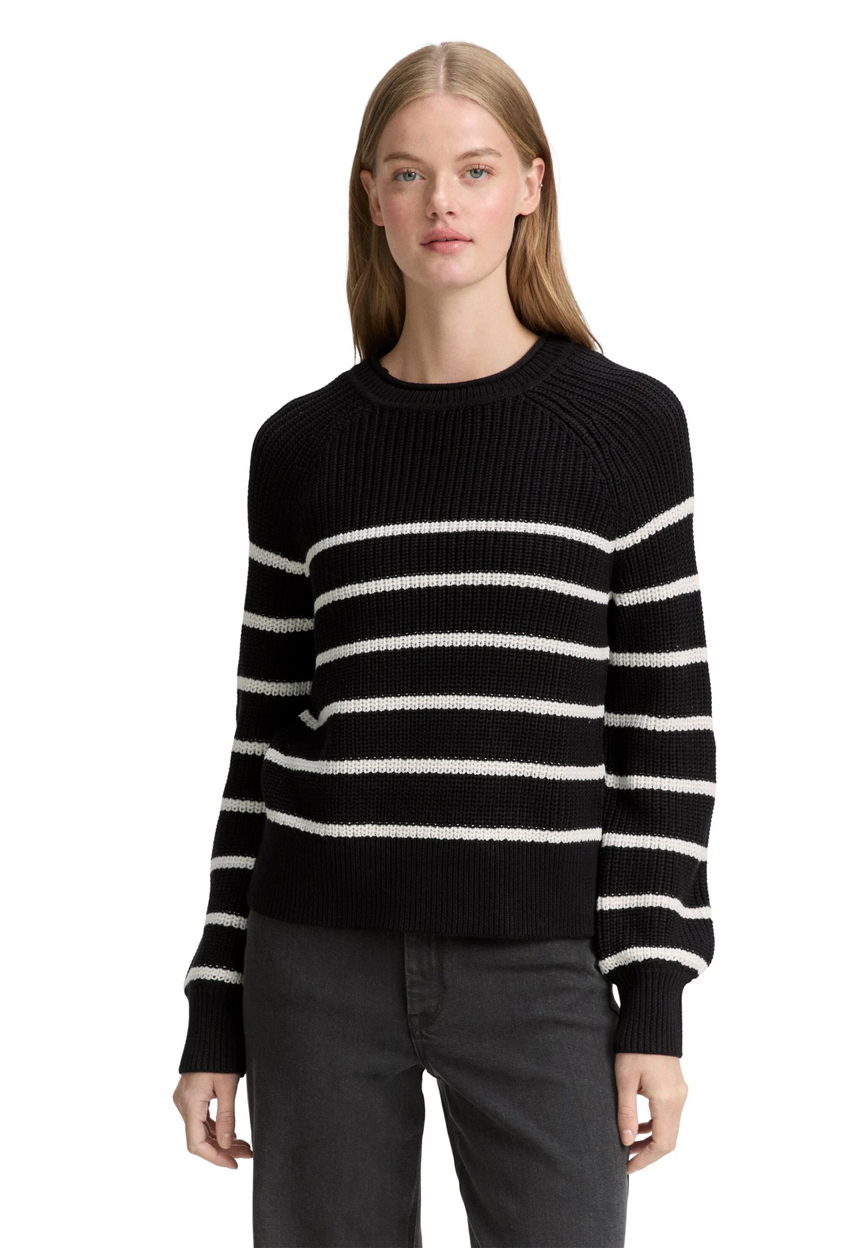 Maglione a costa inglese Denim Tom Tailor art.1043309