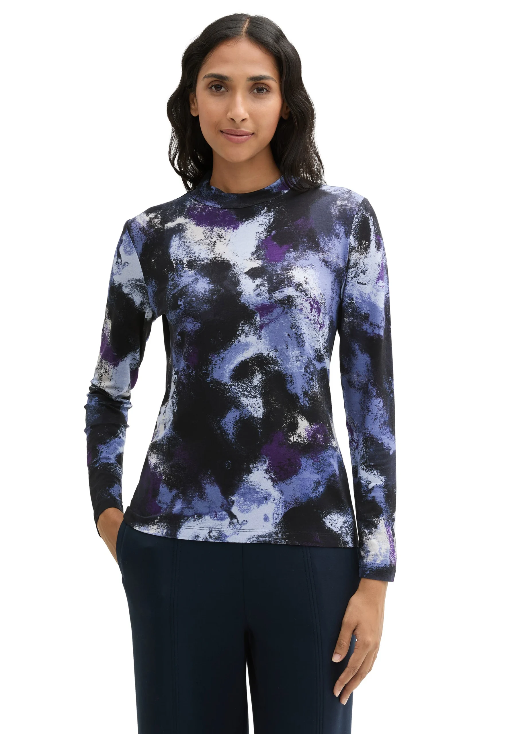 Maglia in viscosa fantasia all over Tom Tailor