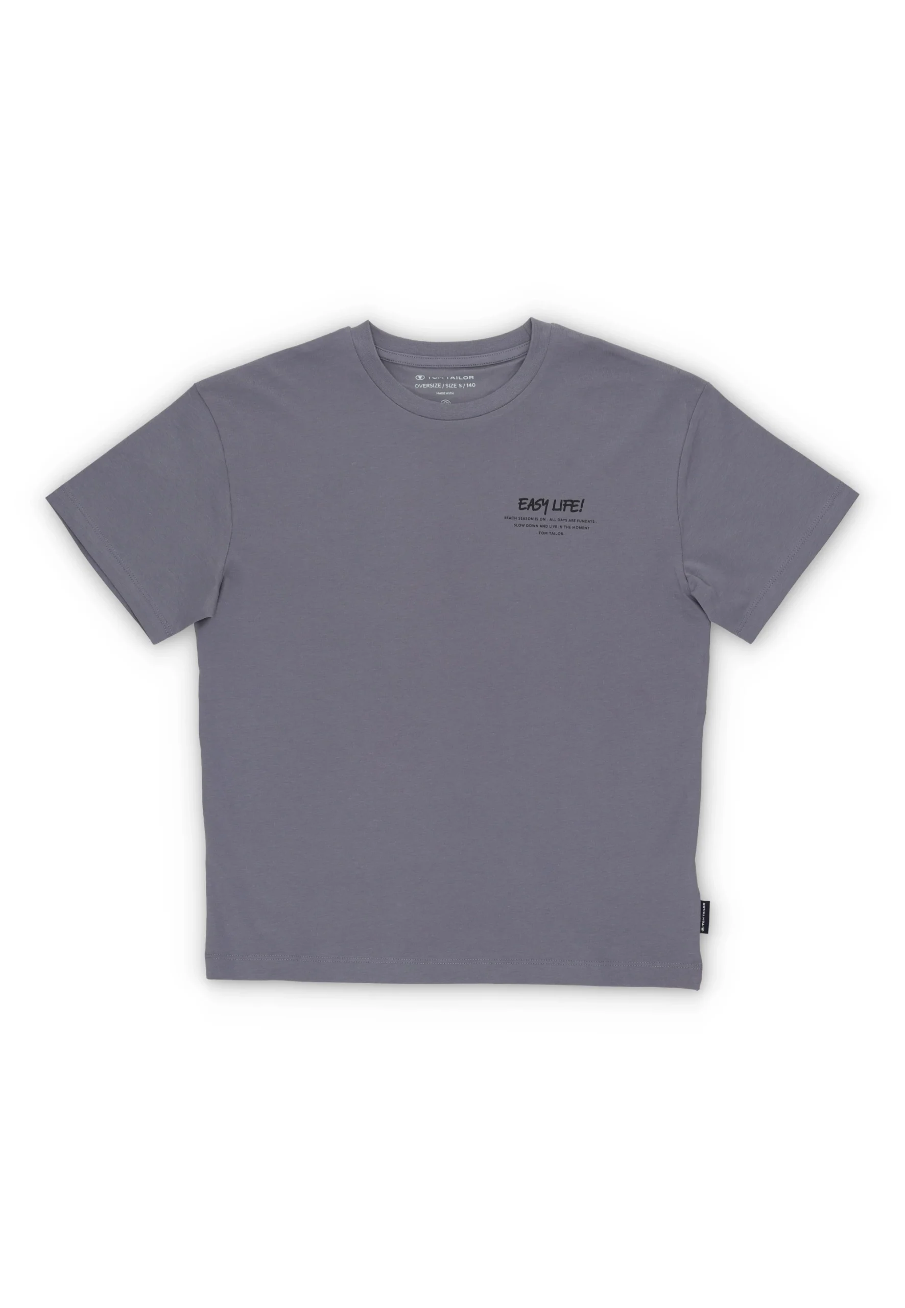 T-shirt Tom Tailor ragazzo con stampa in cotone organico