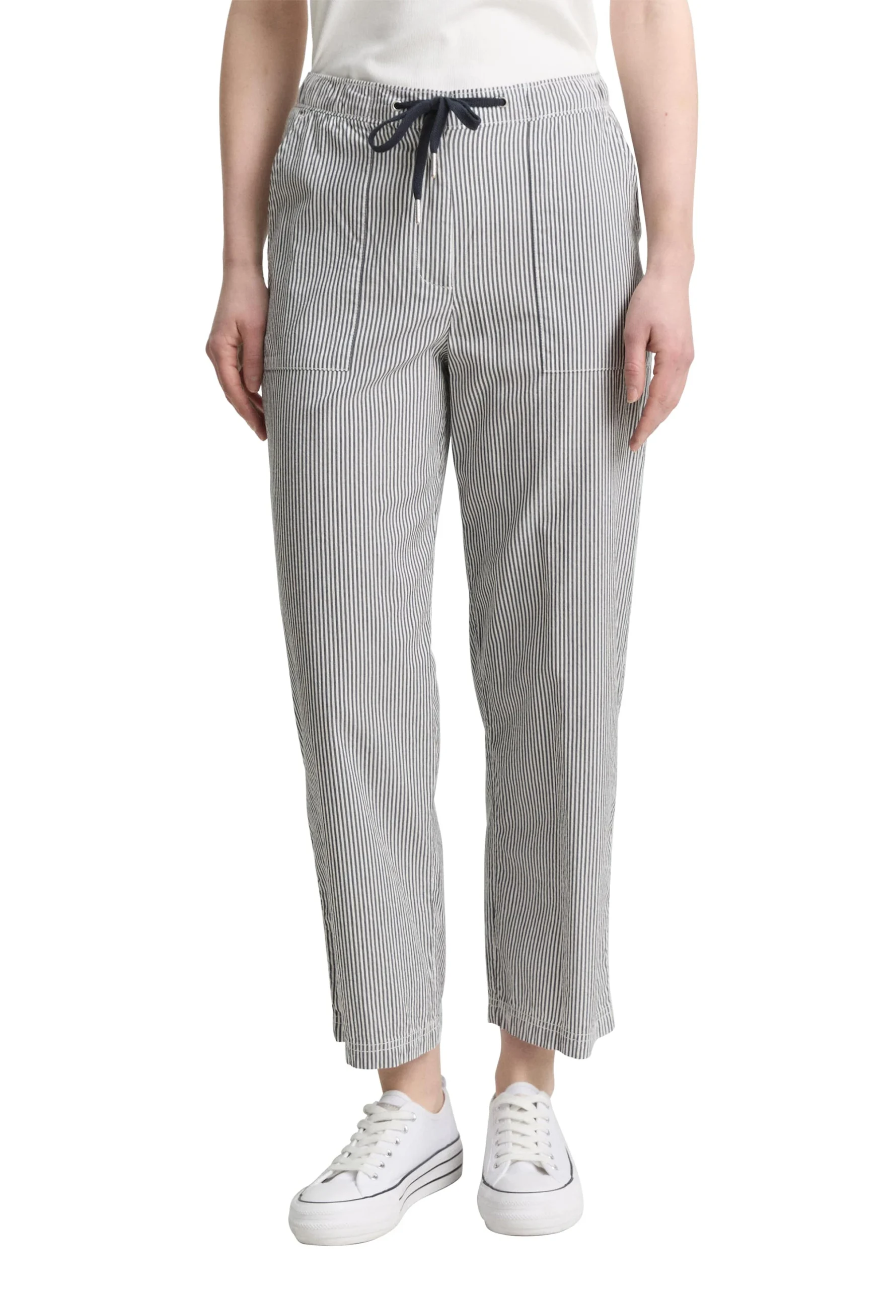 Pantalone a righe con coulisse Tom Tailor donna