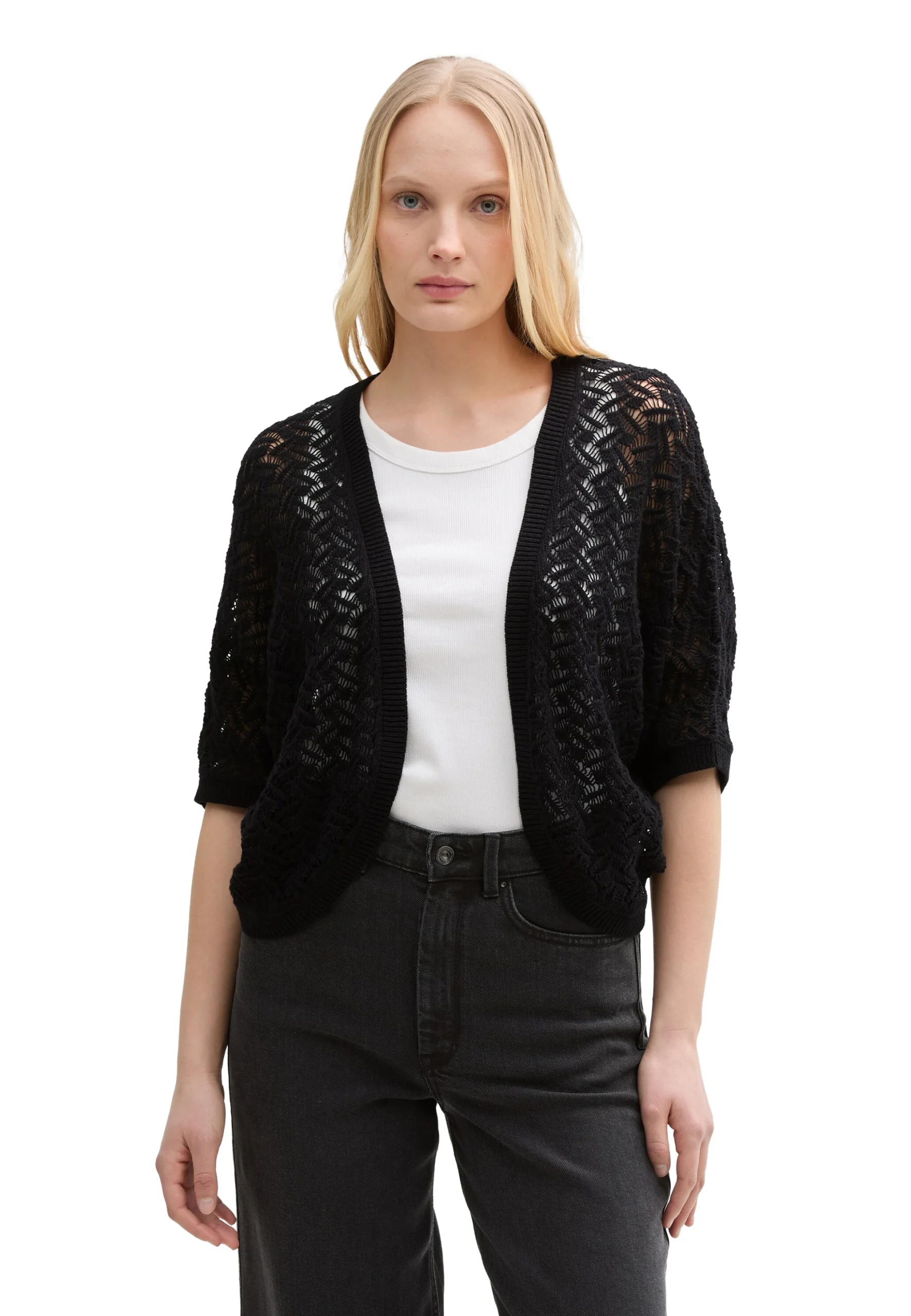 Cardigan aperto Tom Tailor traforato art.1046614