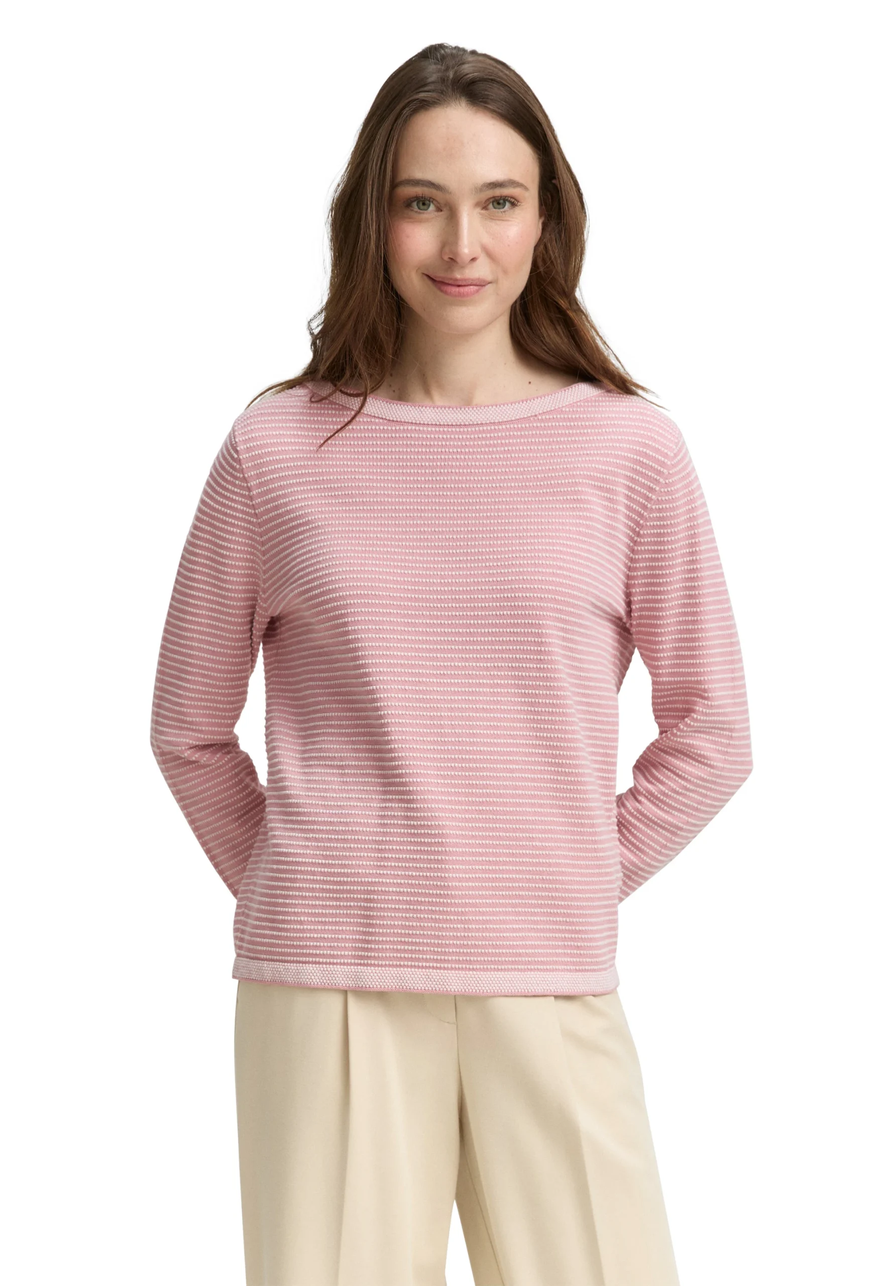 Pullover operato in cotone Tom Tailor donna art.1047681