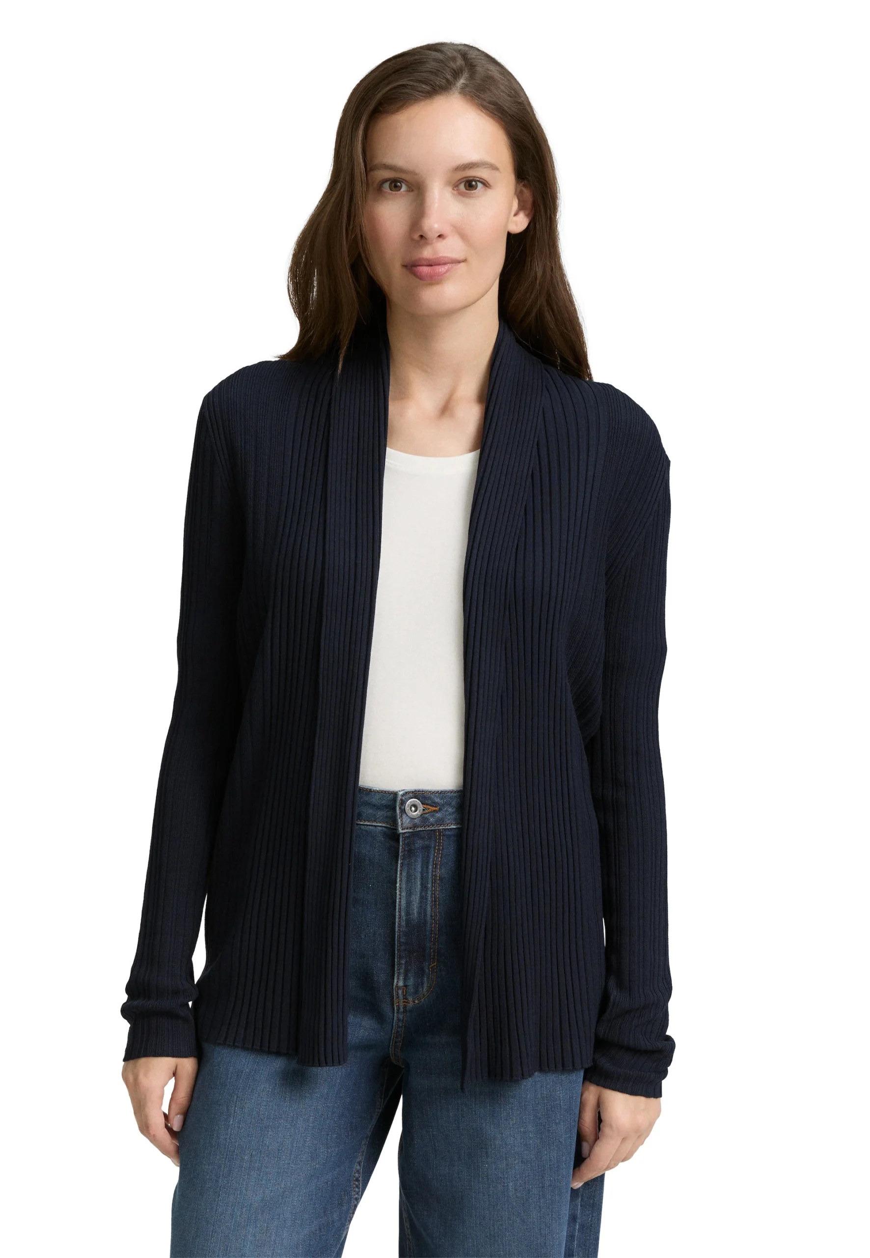 Cardigan aperto Tom Tailor a costine art.1047688