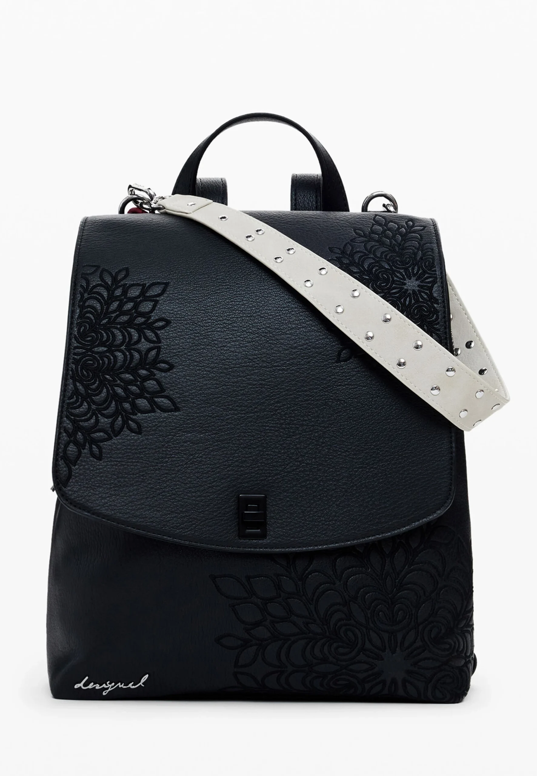 Borsa donna Desigual con ricami frontali art. 25WAKP19