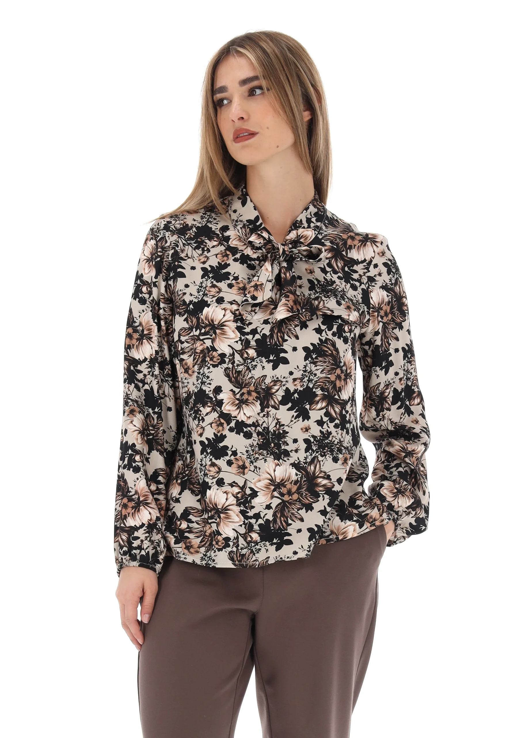 Blusa in viscosa Pierr Day fantasia floreale
