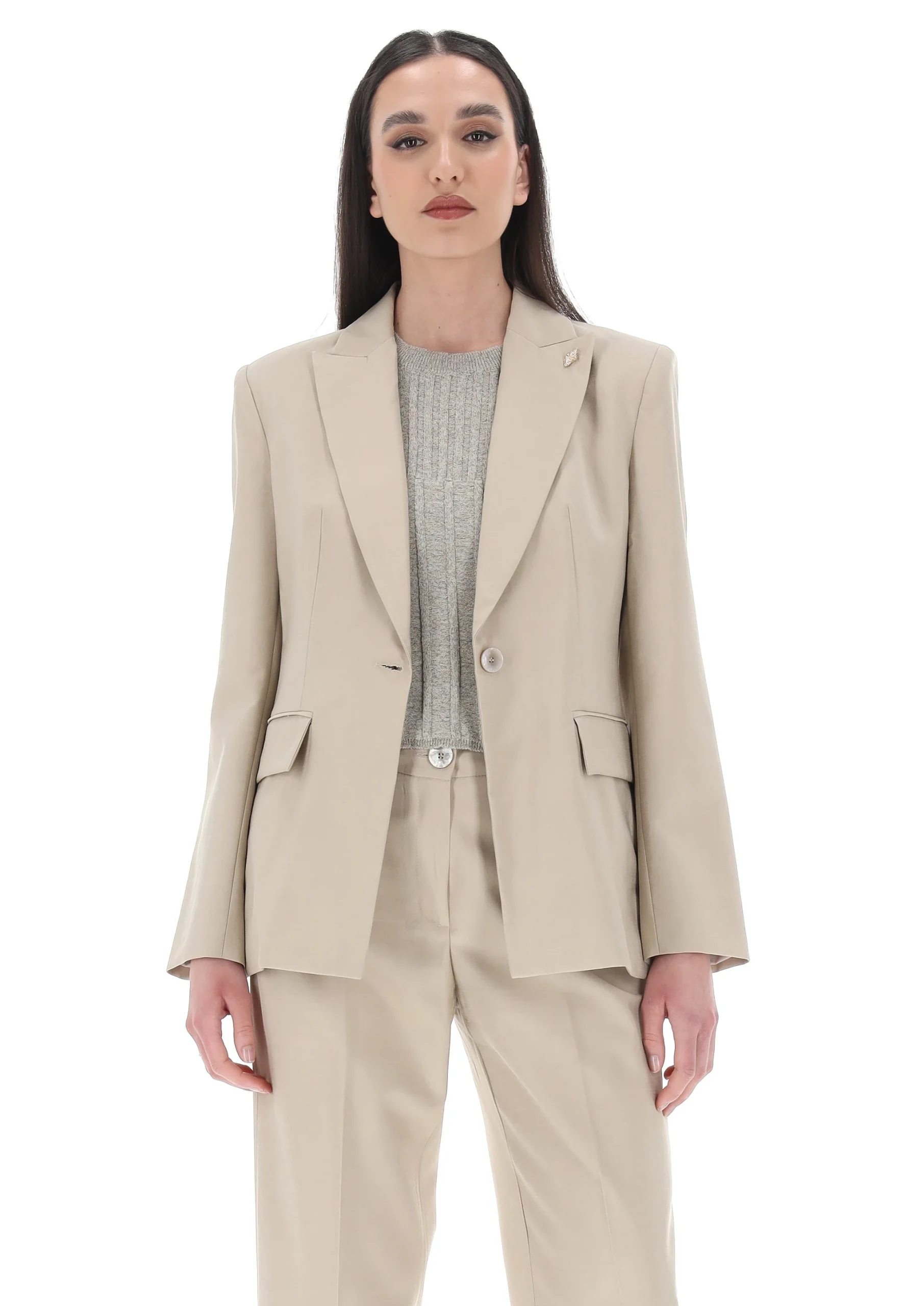 Blazer con decorazione conchiglia Kocca mod. ELVETIA