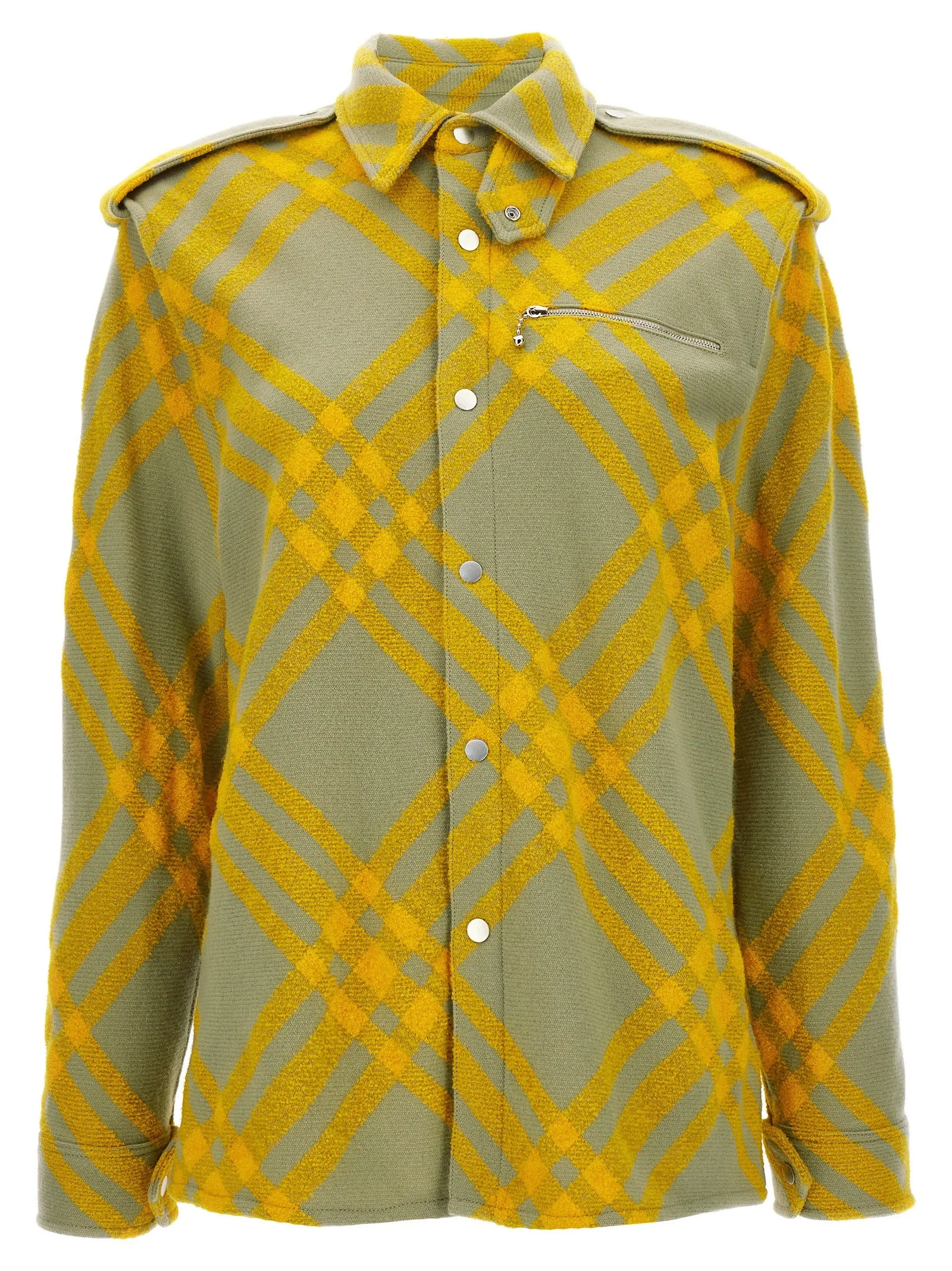 Check Overshirt Camicie Giallo