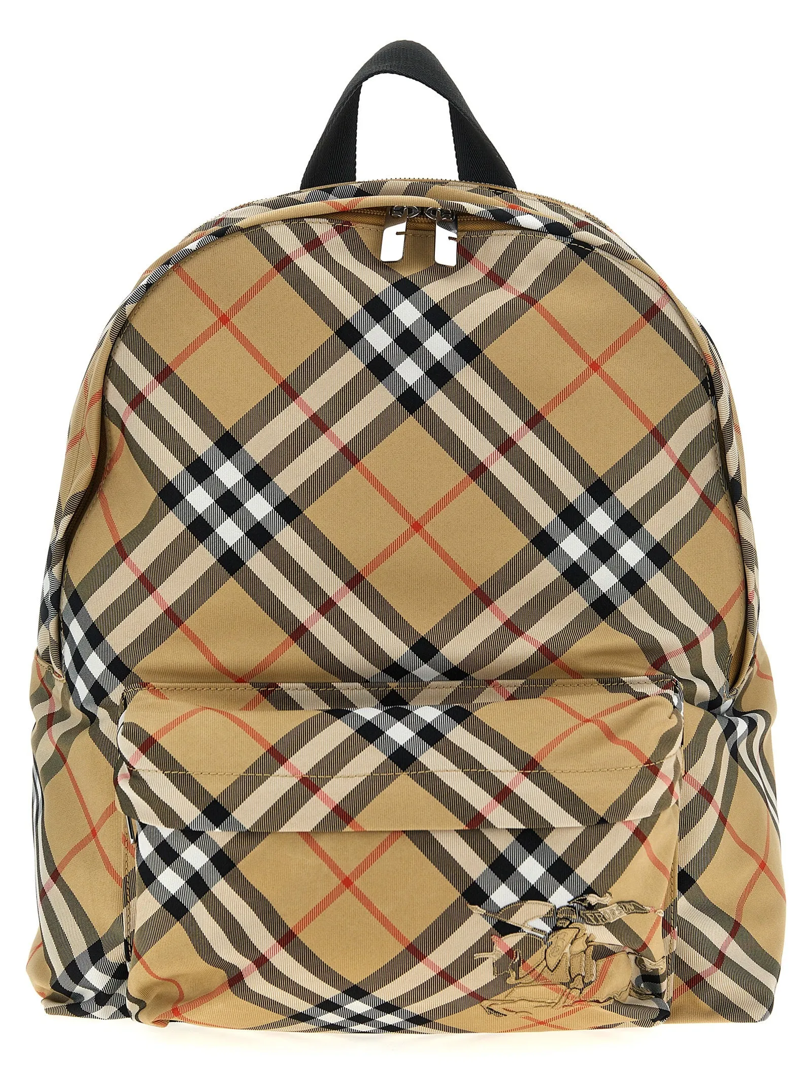 Check Backpack Zaini E Valigie Beige