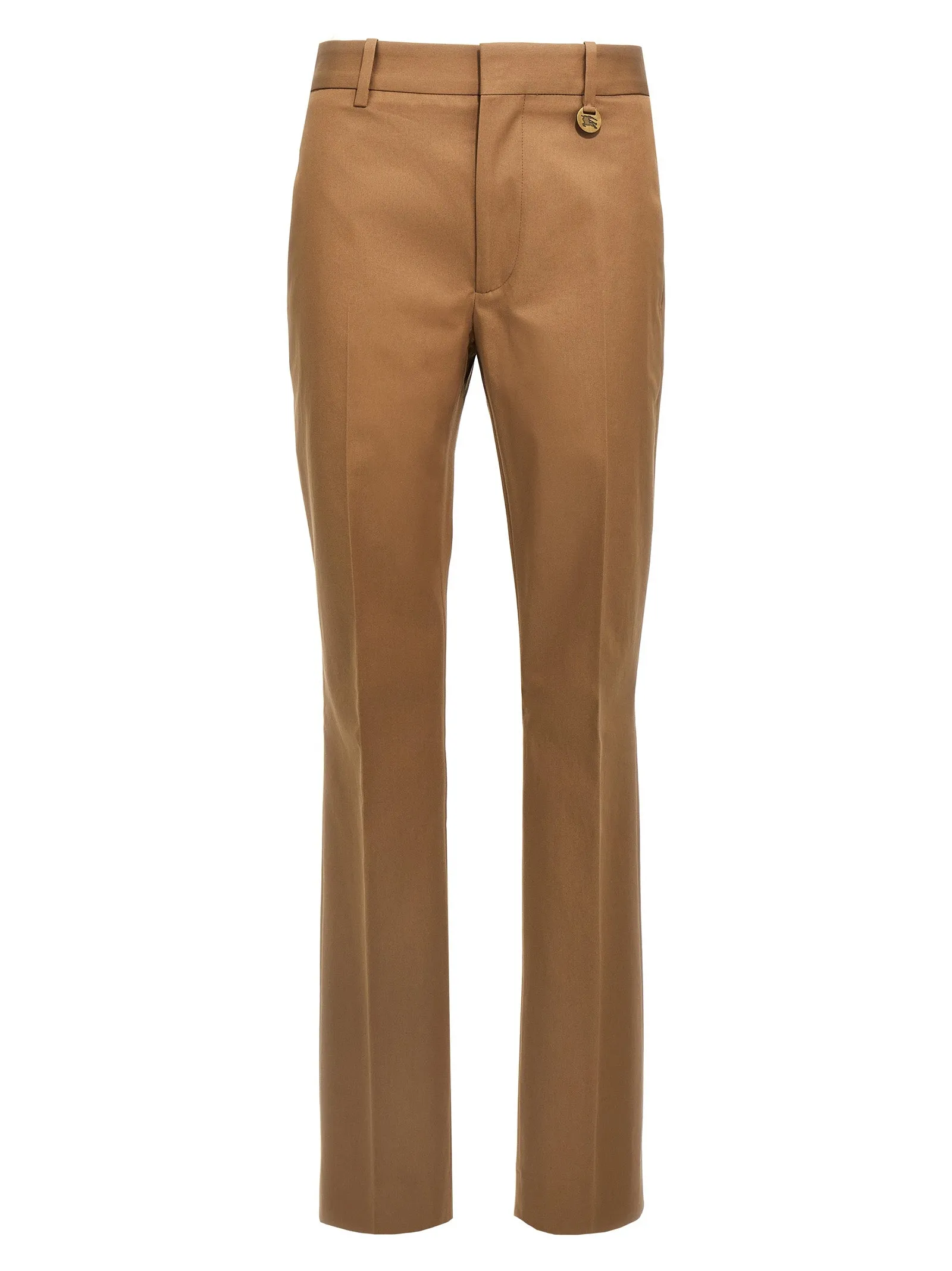 Straight Pantaloni Beige