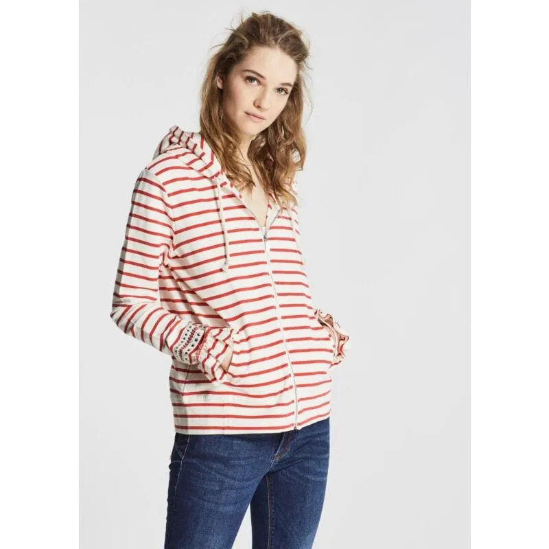 Felpa con zip e cappuccio