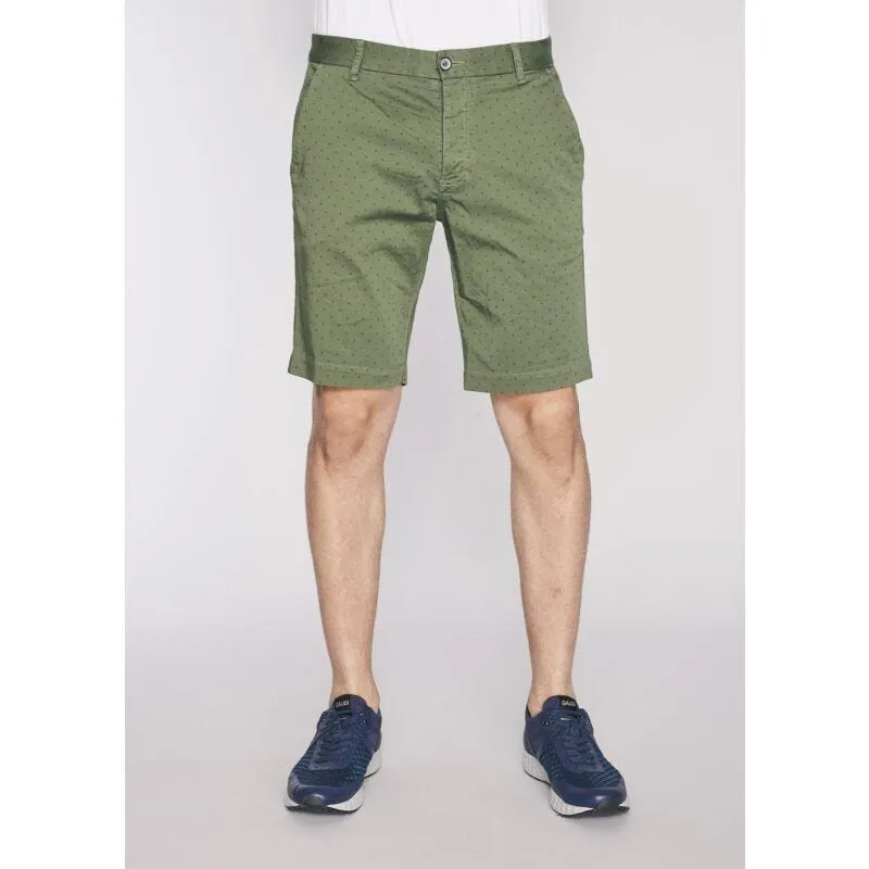 Bermuda chino con fantasia geometrica