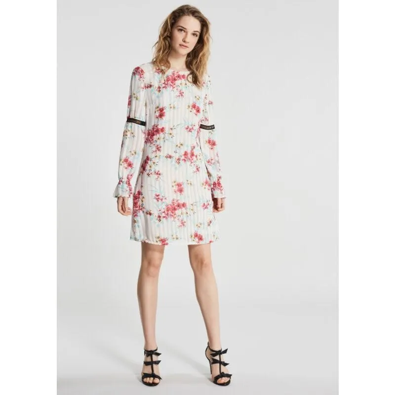 Abito mini con stampa a fiori