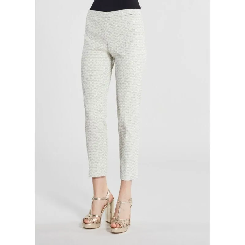 Pantalone con motivo geometrico