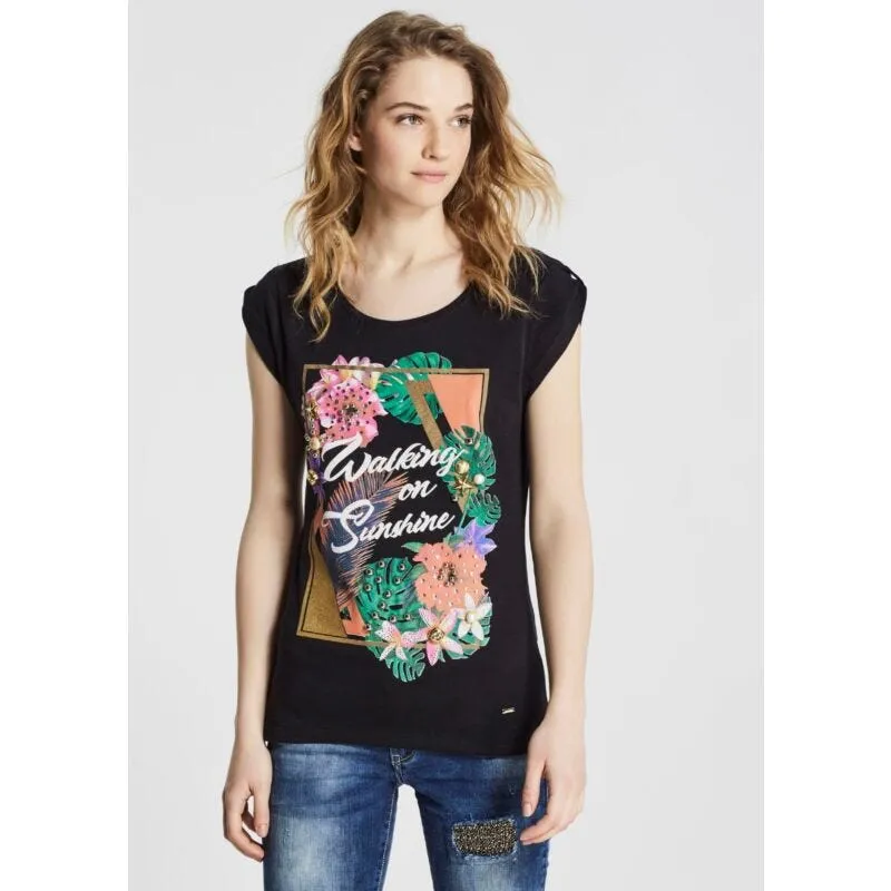T-shirt in cotone con stampa