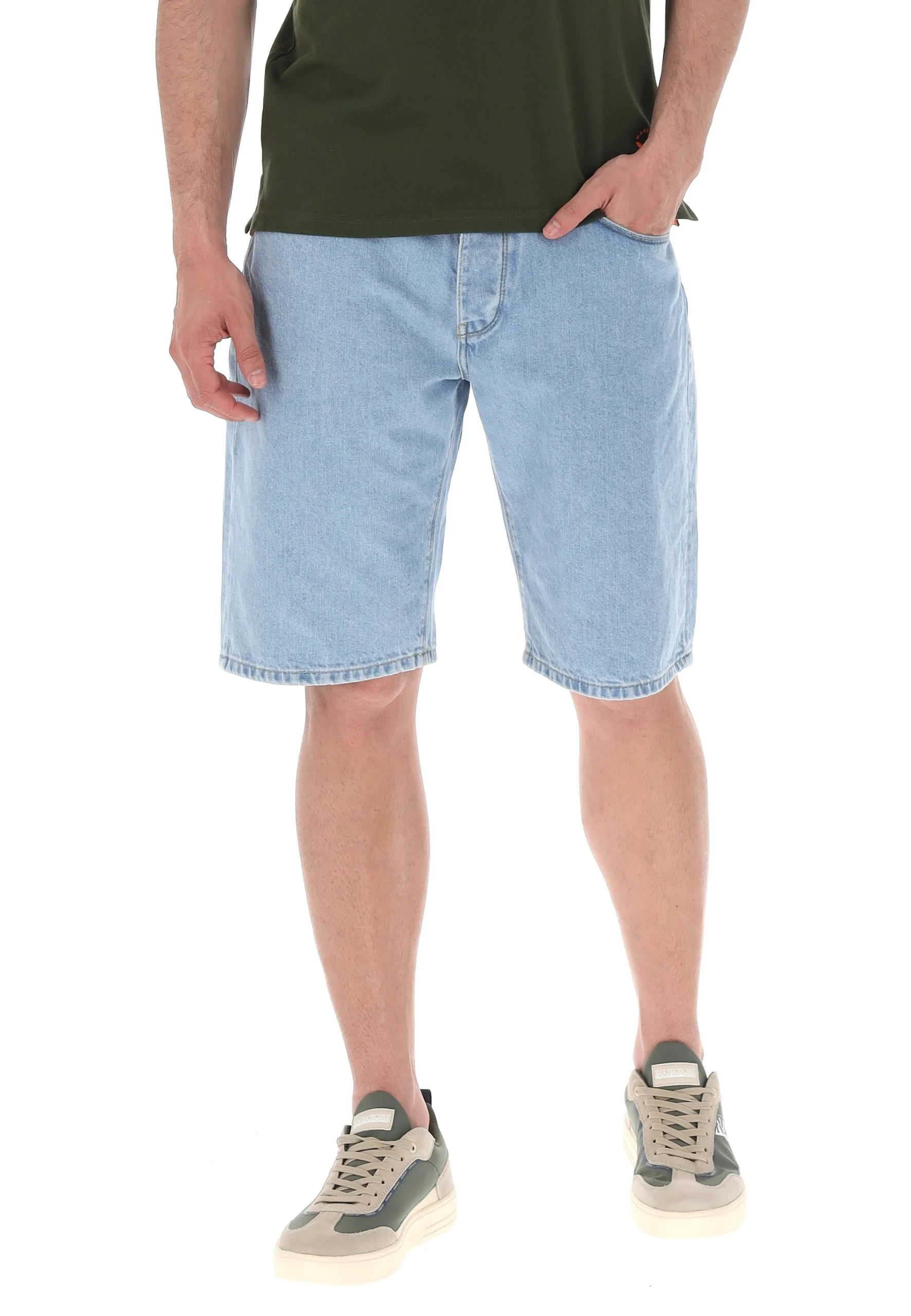 Bermuda in jeans Pont uomo mod. Epping lavaggio chiaro