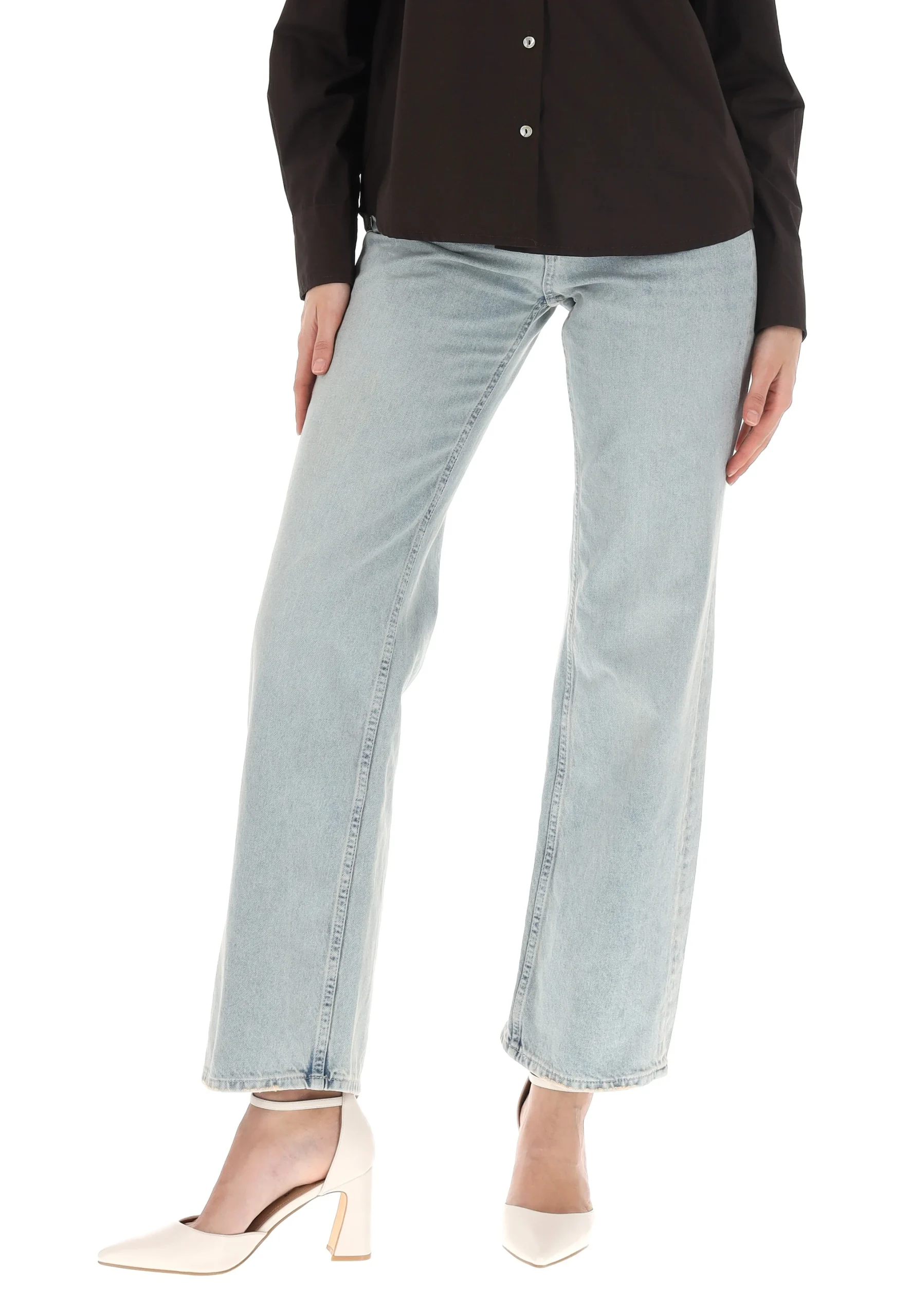 Jeans effetto used Pont donna