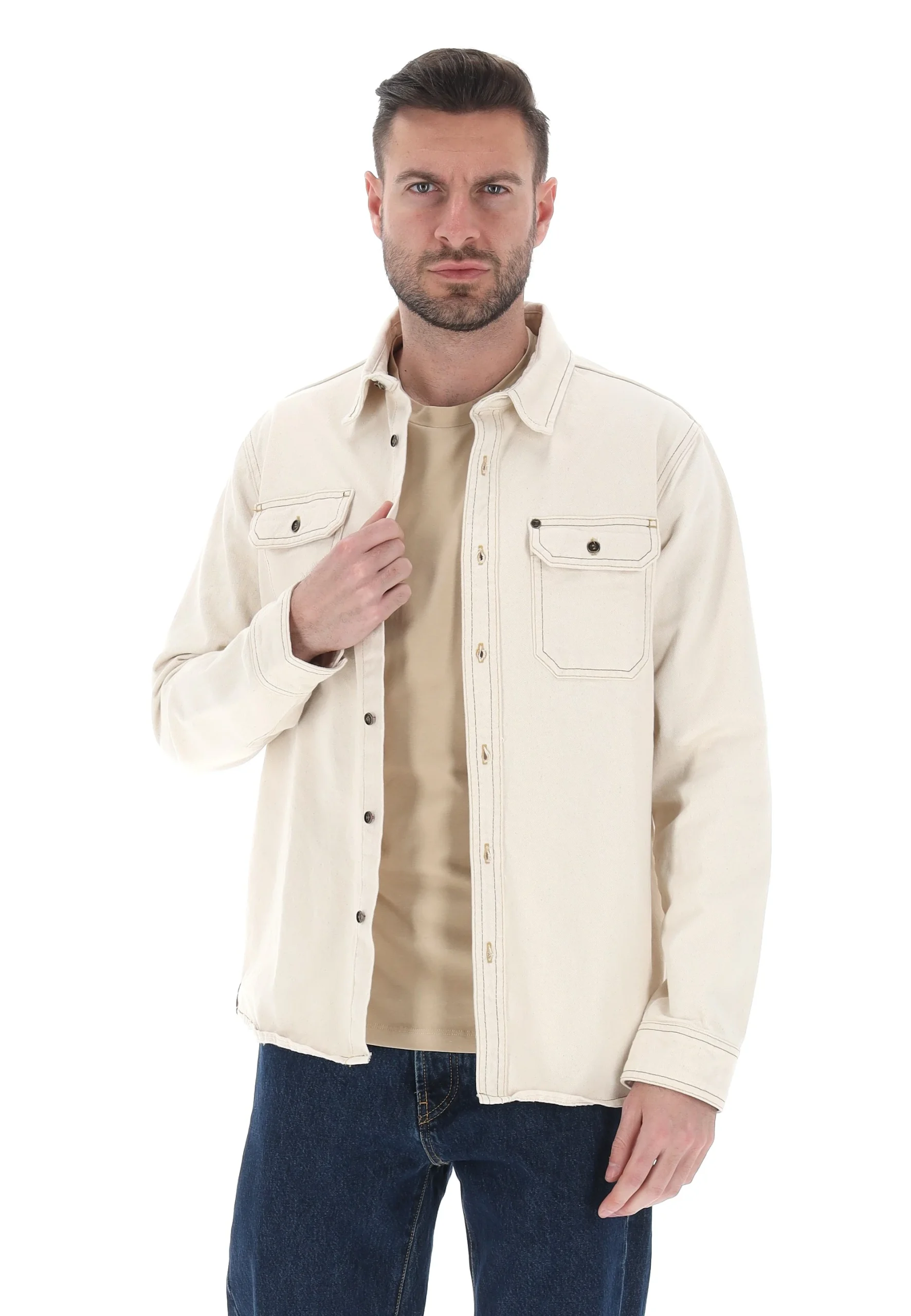 Giacca in denim Pont con taschini mod. komi